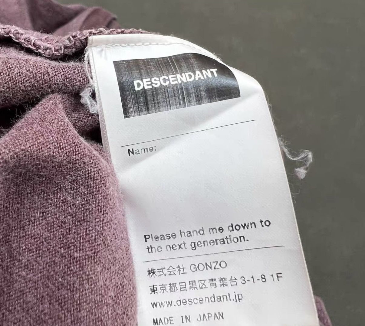 Descendant DESCENDANT DCDT Layered Look Washed Faded T-Shirt Hoodie J16 Size US XS / EU 42 / 0 - 6 Thumbnail
