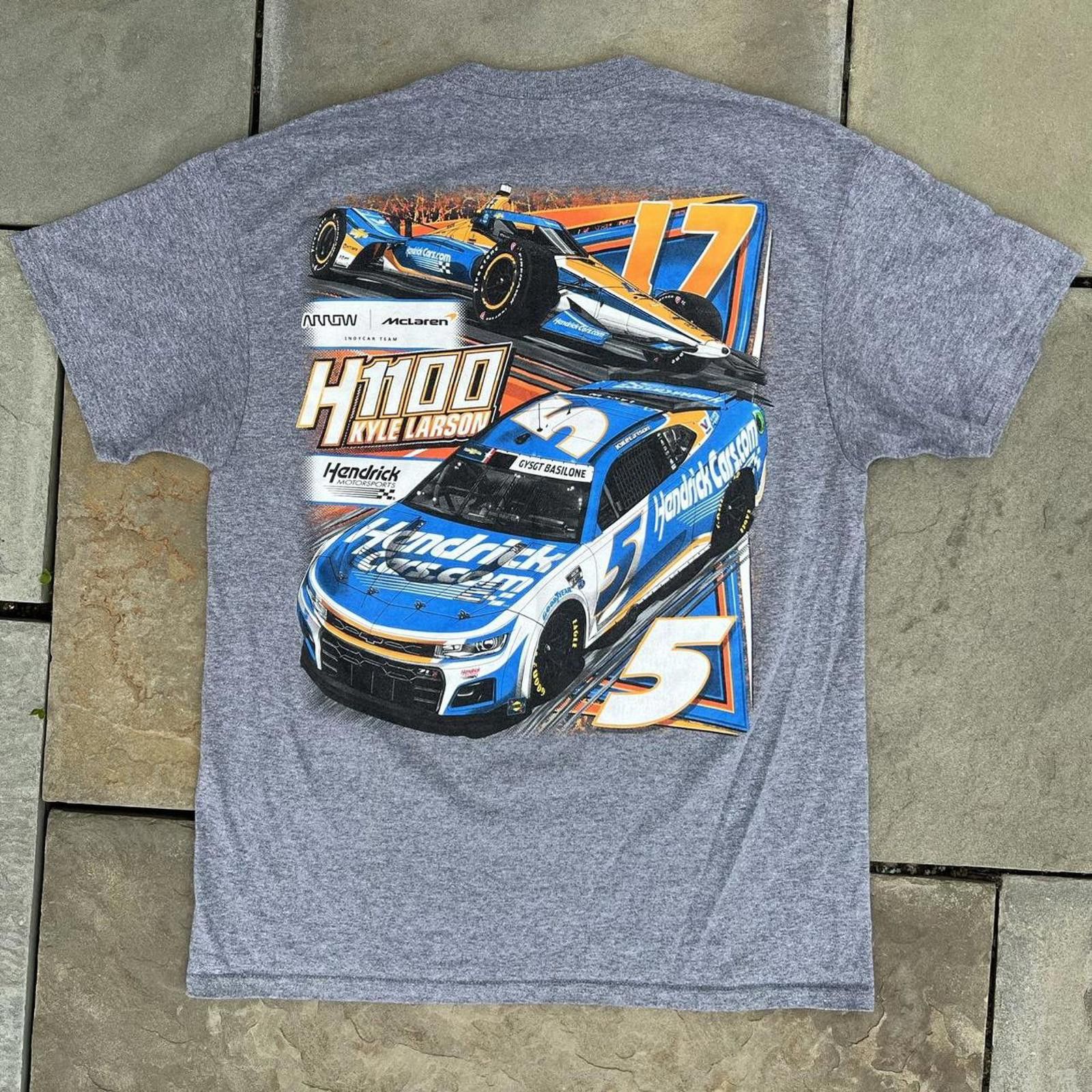 NASCAR Hendrick Motorsport NASCAR Indycar Dark Grey Racing T-Shirt Size US L / EU 52-54 / 3 - 5 Thumbnail
