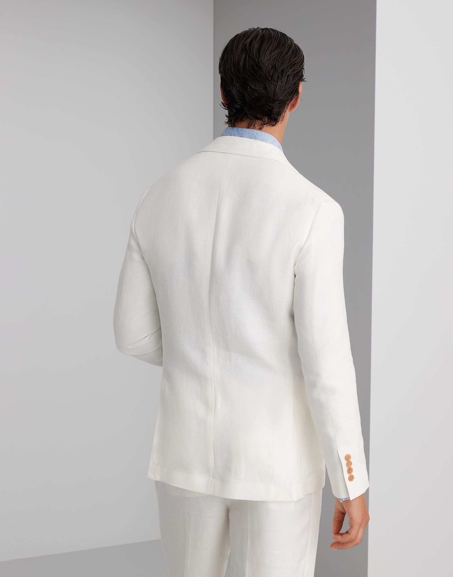 Brunello Cucinelli Suit in Open White Size US XL / EU 56 / 4 - 3 Thumbnail