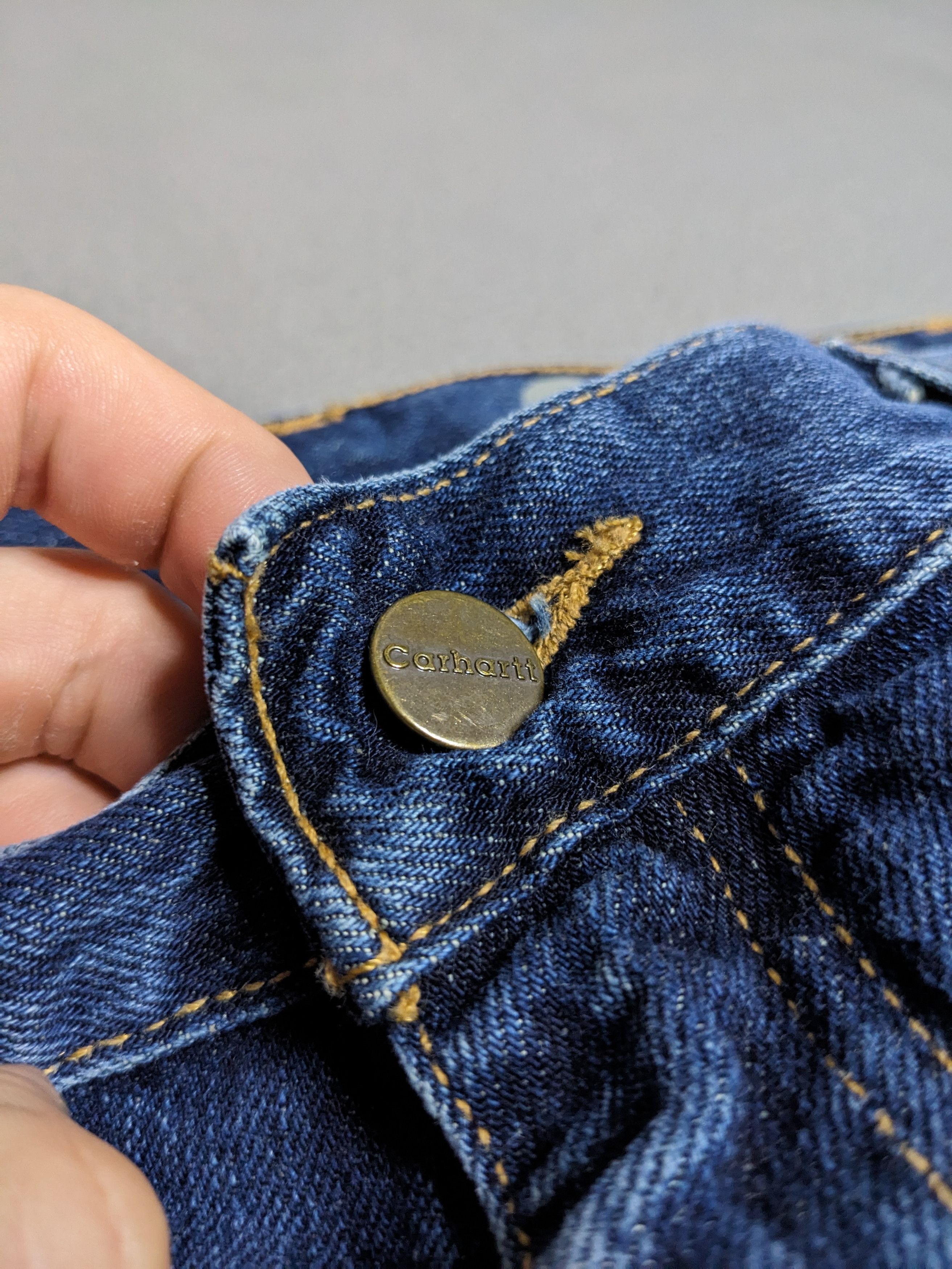 Carhartt Carhartt Relaxed Straight Jeans 38x35 Blue Denim B320 WTB Size US 38 / EU 54 - 7 Thumbnail