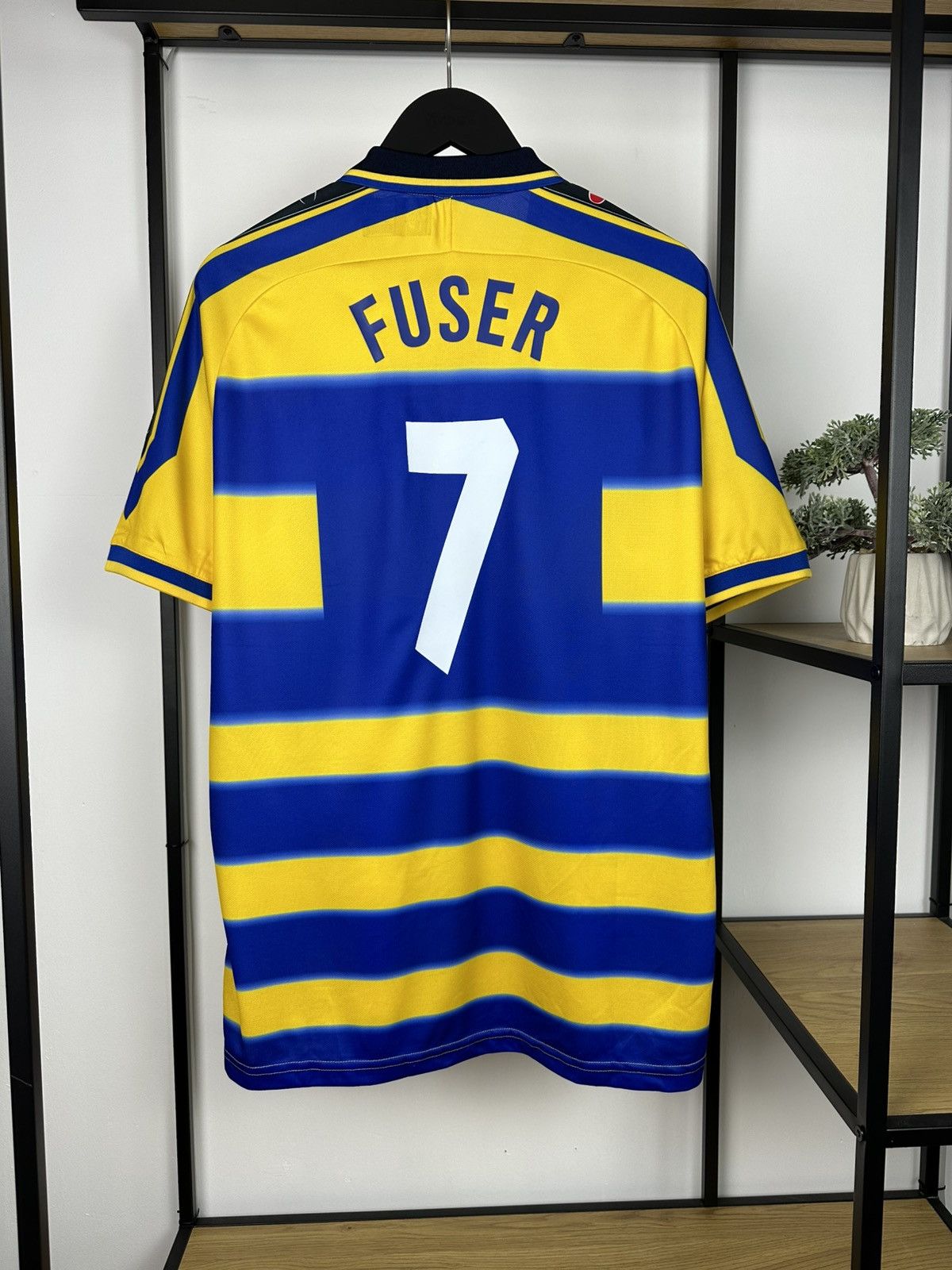 Champion AC Parma #7 Fuser 1999-00 Home Jersey Football Shirt Soccer Size US XXL / EU 58 / 5 - 15 Thumbnail