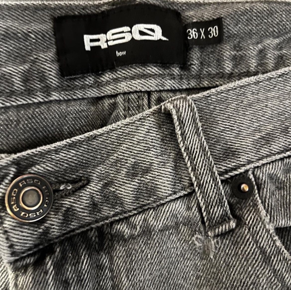Rsq Black light wash vintage 90s baggys Size US 36 / EU 52 - 3 Thumbnail