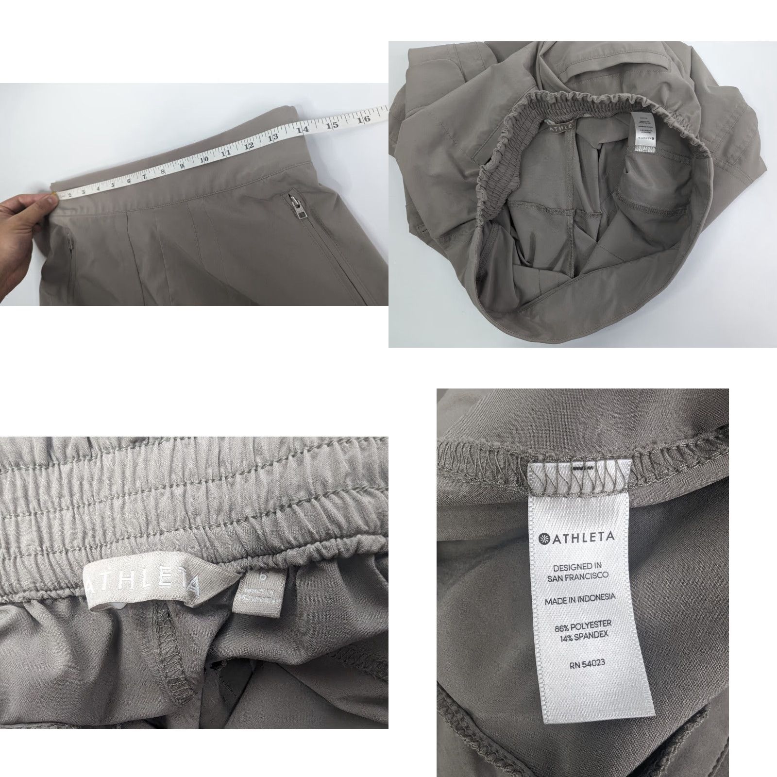 Athleta Athleta Chelsea Cargo Pant Light Asphalt Taupe 594971 Size 6 Lightweight Pull On Grey Cargo Pant Women Size 28" / US 6 / IT 42 - 8 Thumbnail