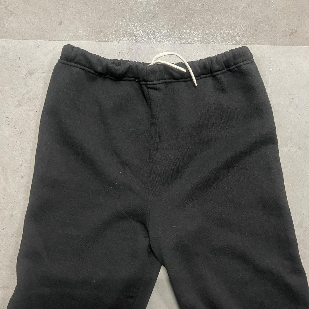 Vintage Vintage Y2K/2000s Black Essential Sweatpants ! Size US 34 / EU 50 - 3 Thumbnail
