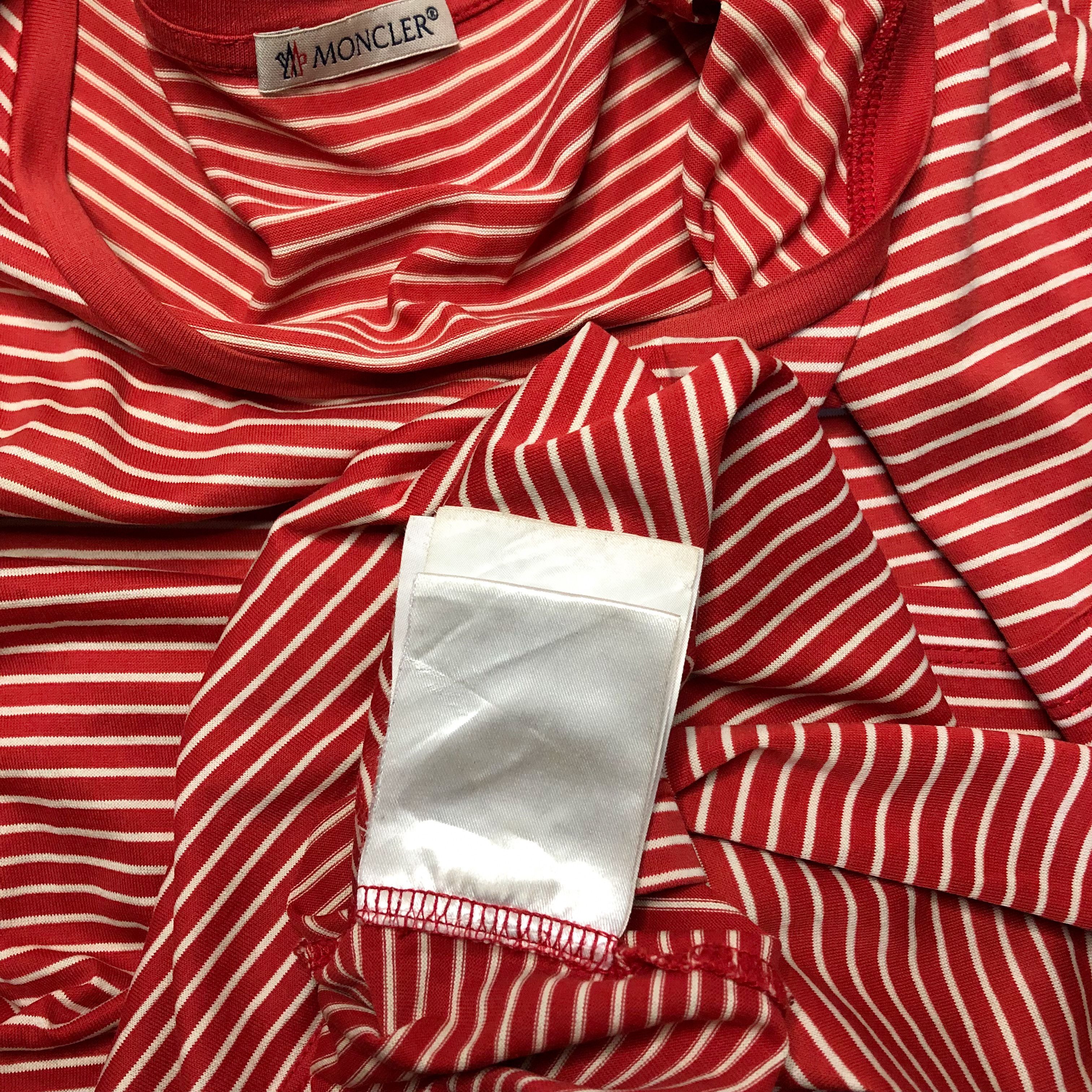 Moncler Moncler Retro Pocket T-Shirt | Y2K Style | Stripes Size XL / US 12-14 / IT 48-50 - 8 Thumbnail