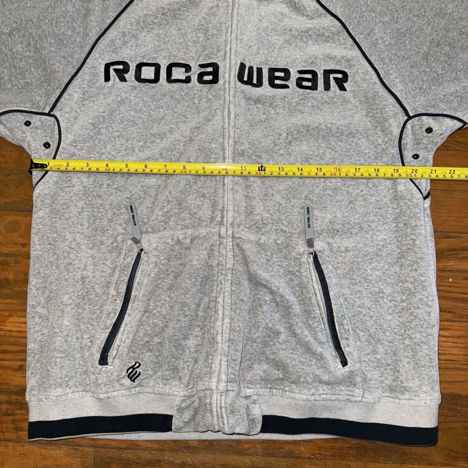 Rocawear Vintage Y2K Rocawear Short Sleeve Hooded Zip Up Sweatsuit Size US L / EU 52-54 / 3 - 7 Thumbnail