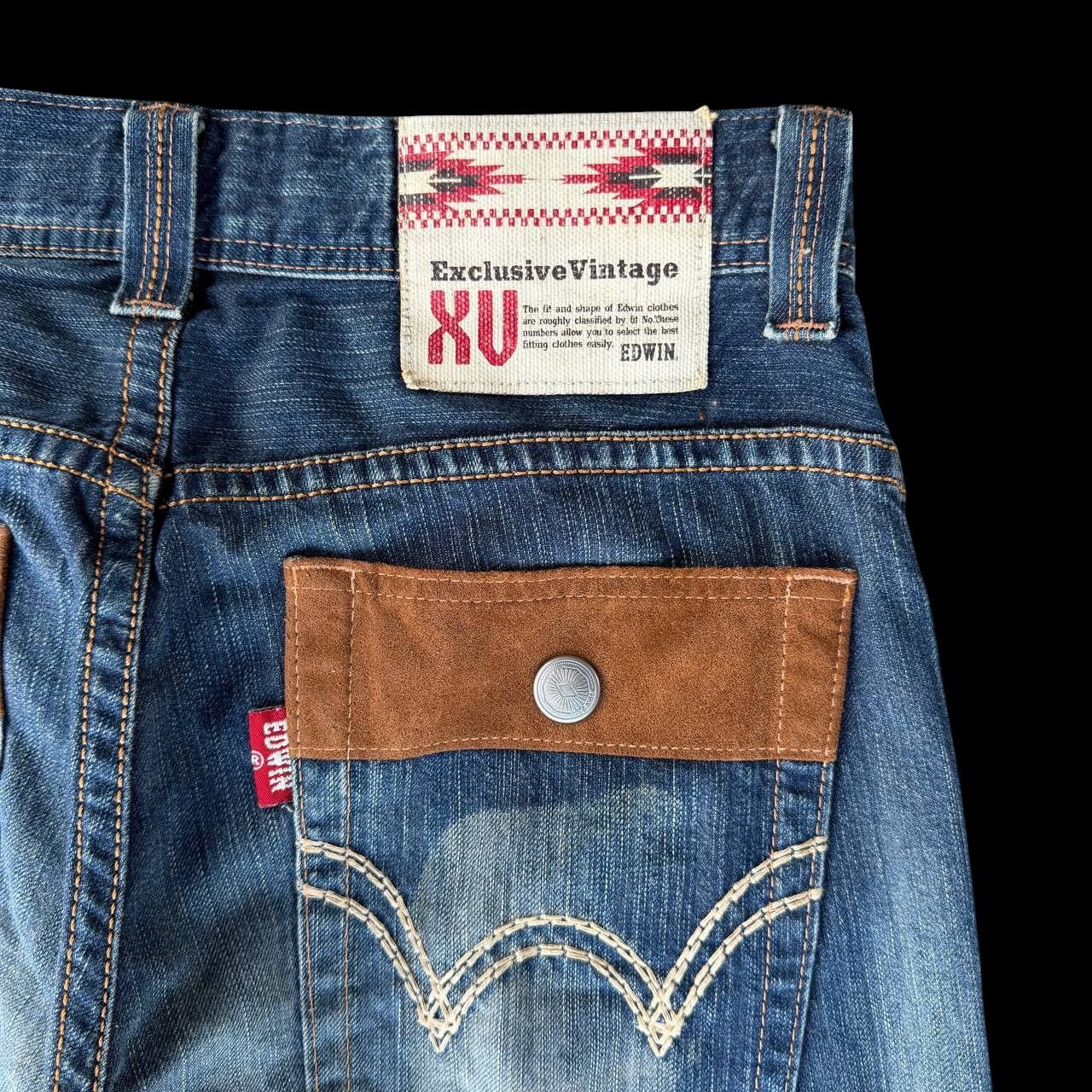 Edwin Archival Edwin Japan Distressed Exc.Vintage XU Multi-Pocket Size US 32 / EU 48 - 13 Thumbnail