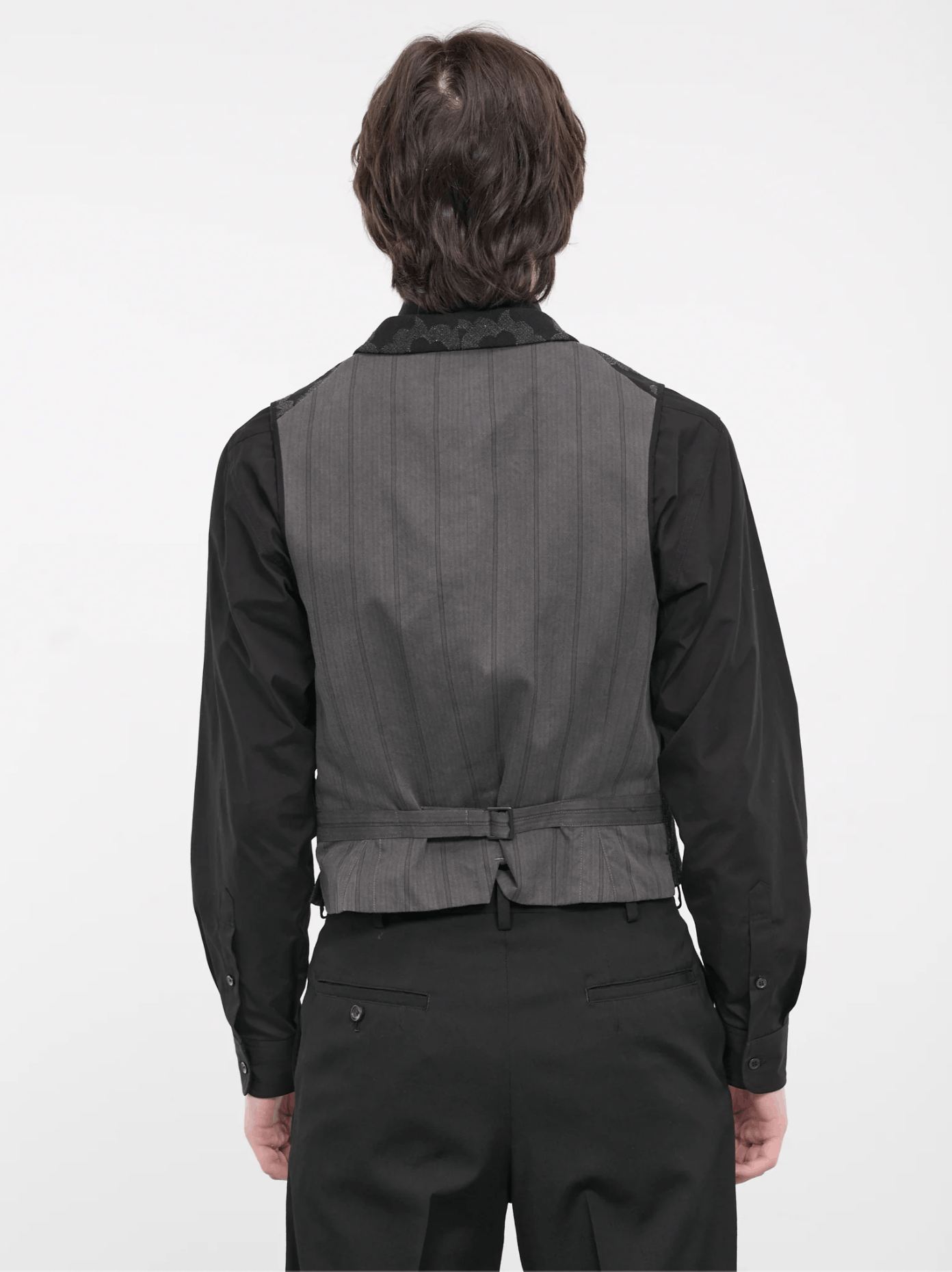 Yohji Yamamoto Yohji Yamamoto Pour Homme INDIAN LEFT DECORATIVE CLOTH VEST Size US M / EU 48-50 / 2 - 8 Thumbnail