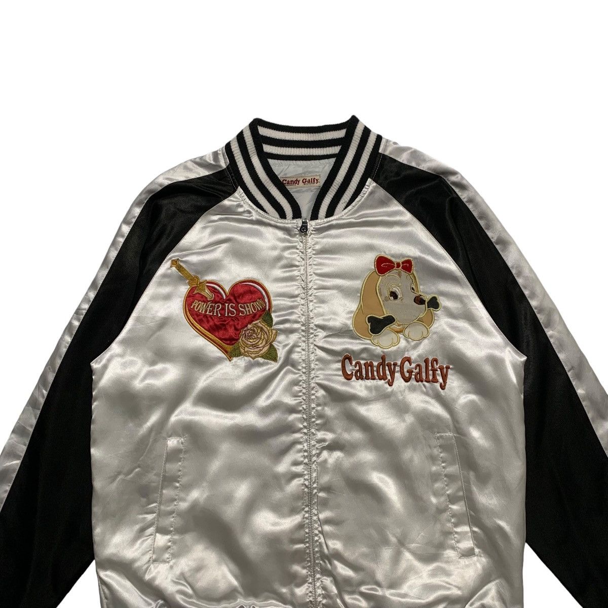 Japanese Brand Candy Galfy Dog Big Picture Sukajan Jacket Size M / US 6-8 / IT 42-44 - 10 Thumbnail