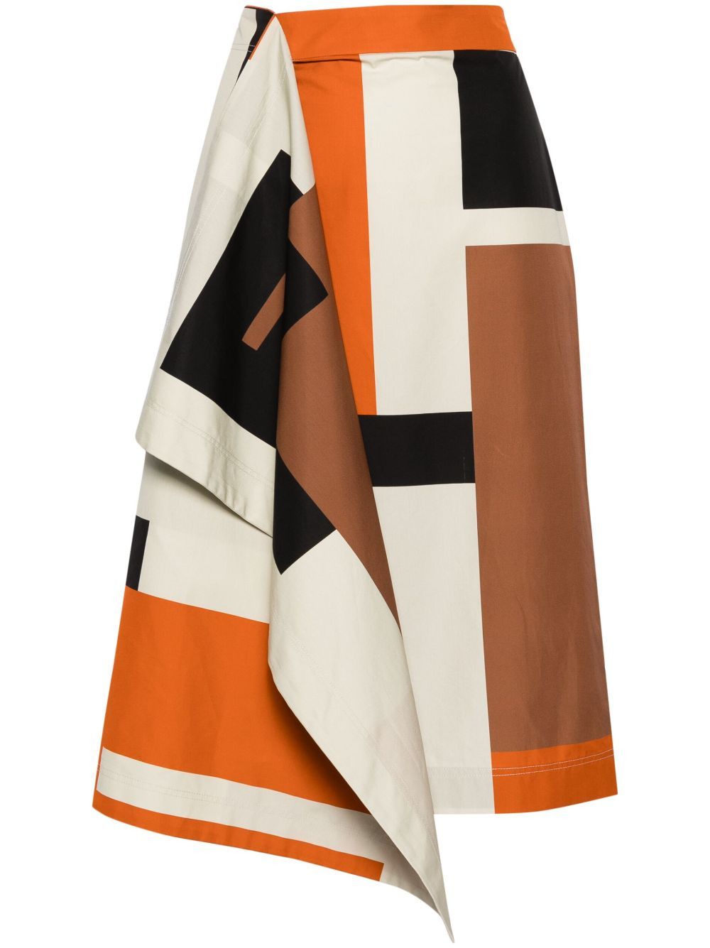 Fendi PRINTED COTTON SKIRT Size 27" / US 4 / IT 40 - 1 Thumbnail