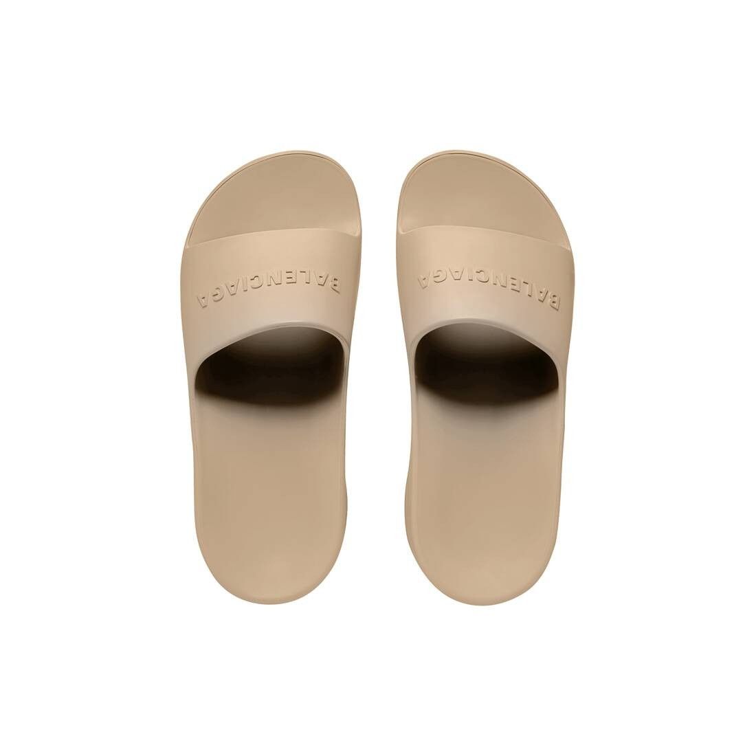 Balenciaga o1w1db10625 Chunky Wedge Sandals in Beige Size US 9 / IT 39 - 6 Thumbnail