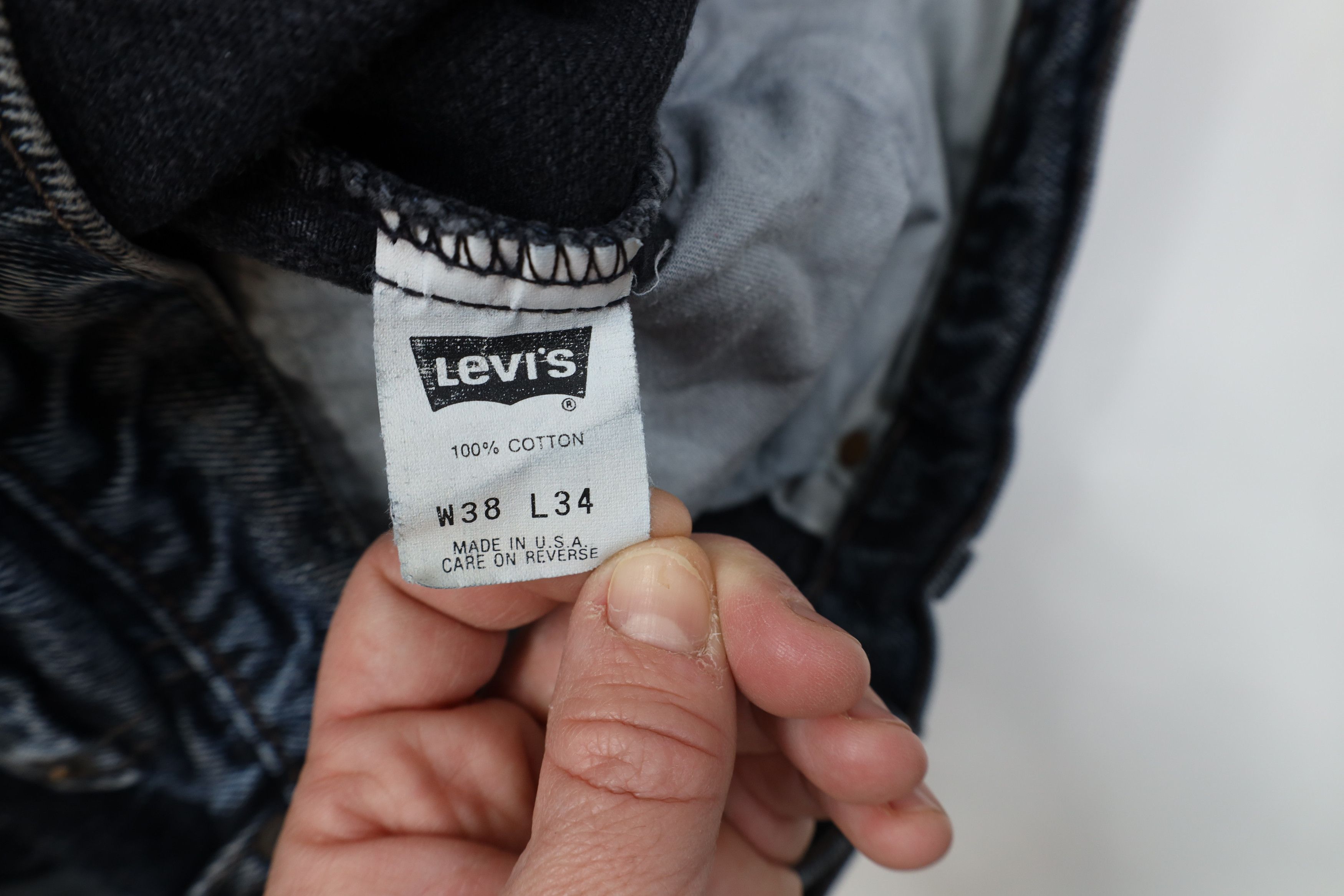 Levi's Vintage 90s Levis 505xx Wash Regular Straight Leg Jeans USA Size US 38 / EU 54 - 8 Thumbnail