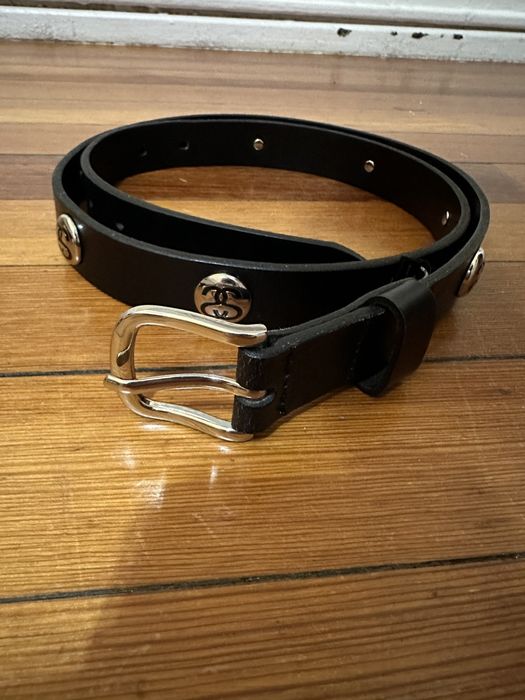 Stussy Stüssy SS Link Studded Belt Black L/XL | Grailed