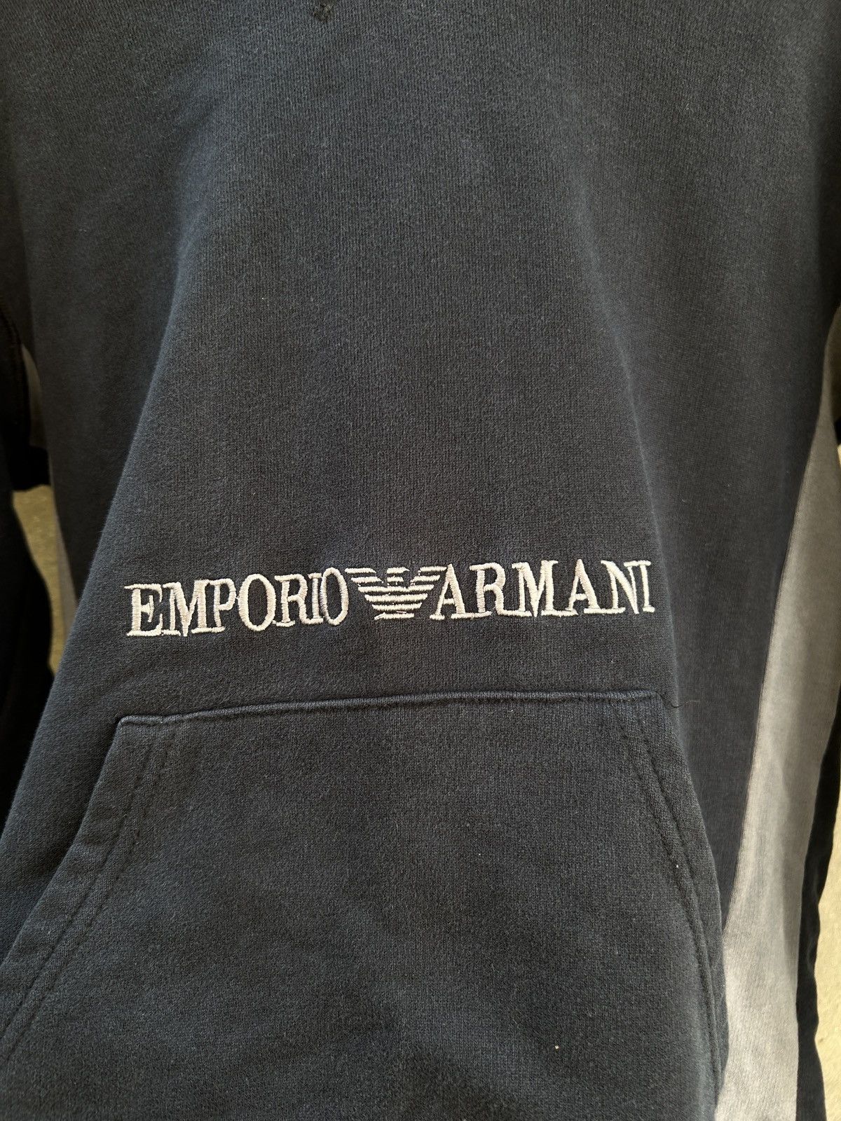 Vintage Vintage Emporio Armani Hoodie Big logo Size US S / EU 44-46 / 1 - 3 Thumbnail