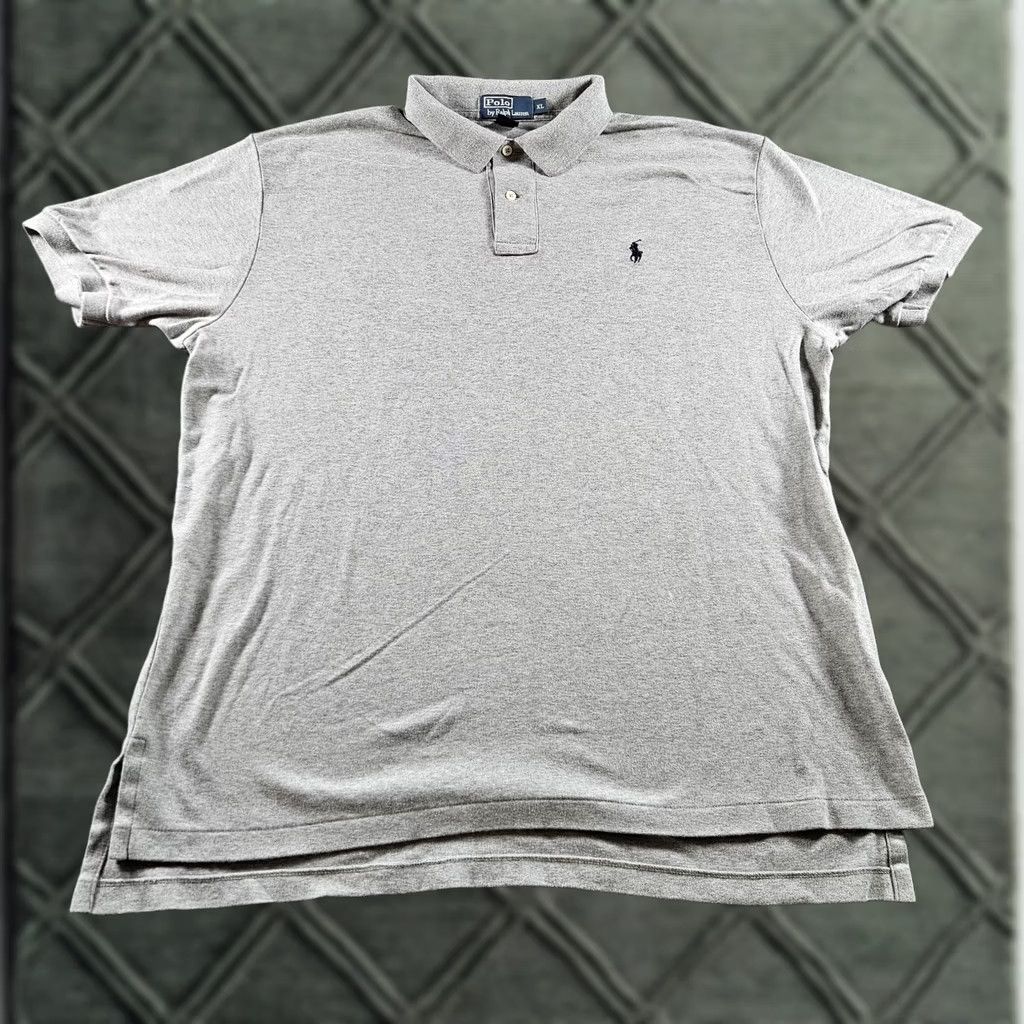 Polo Ralph Lauren Polo by Ralph Lauren Polo Shirt Mens XL Gray Cotton Knit Short Sleeve Casual Size US XL / EU 56 / 4 - 1 Thumbnail