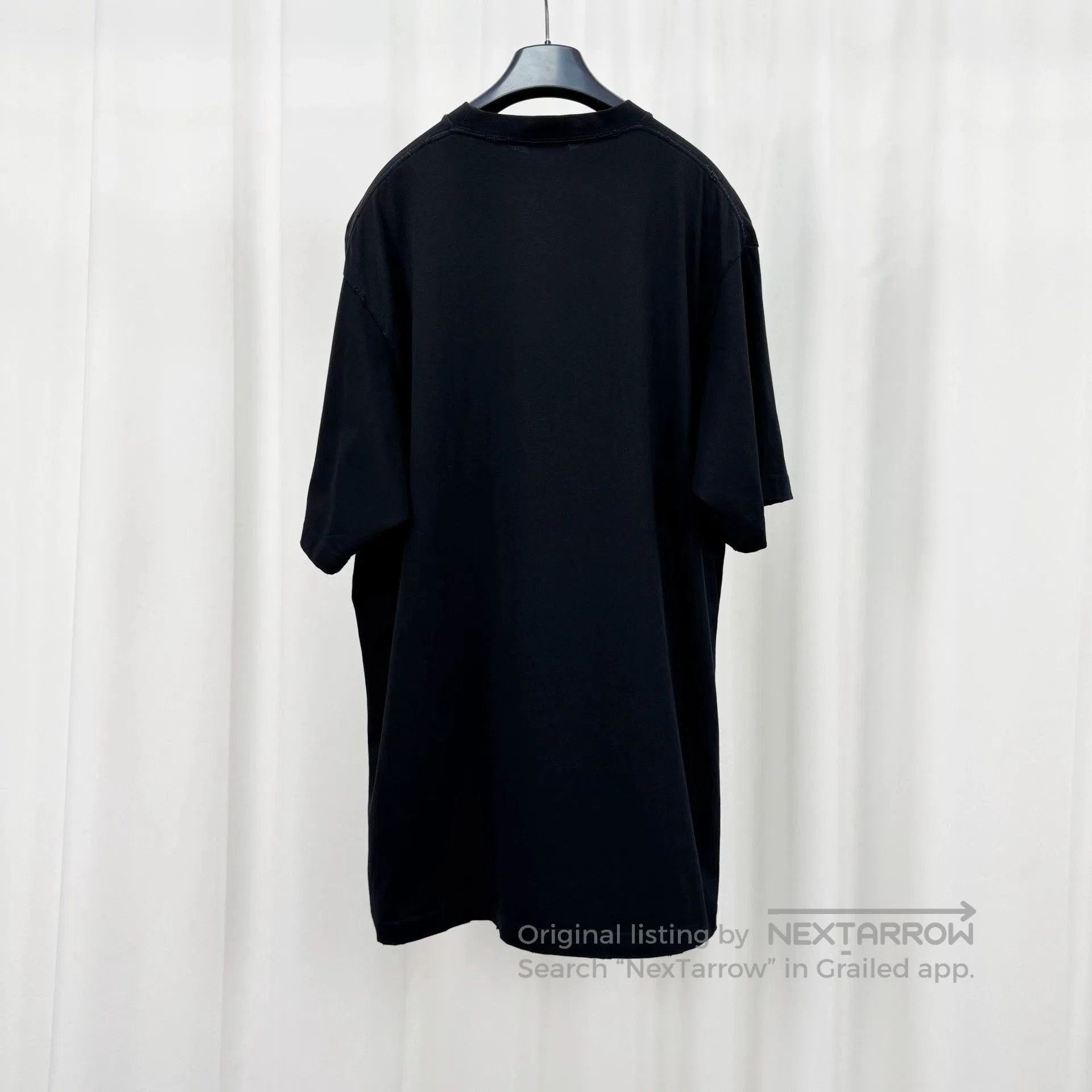 Balenciaga Balenciaga Cracked Logo Print T-shirt. Size US XXS / EU 40 - 2 Thumbnail