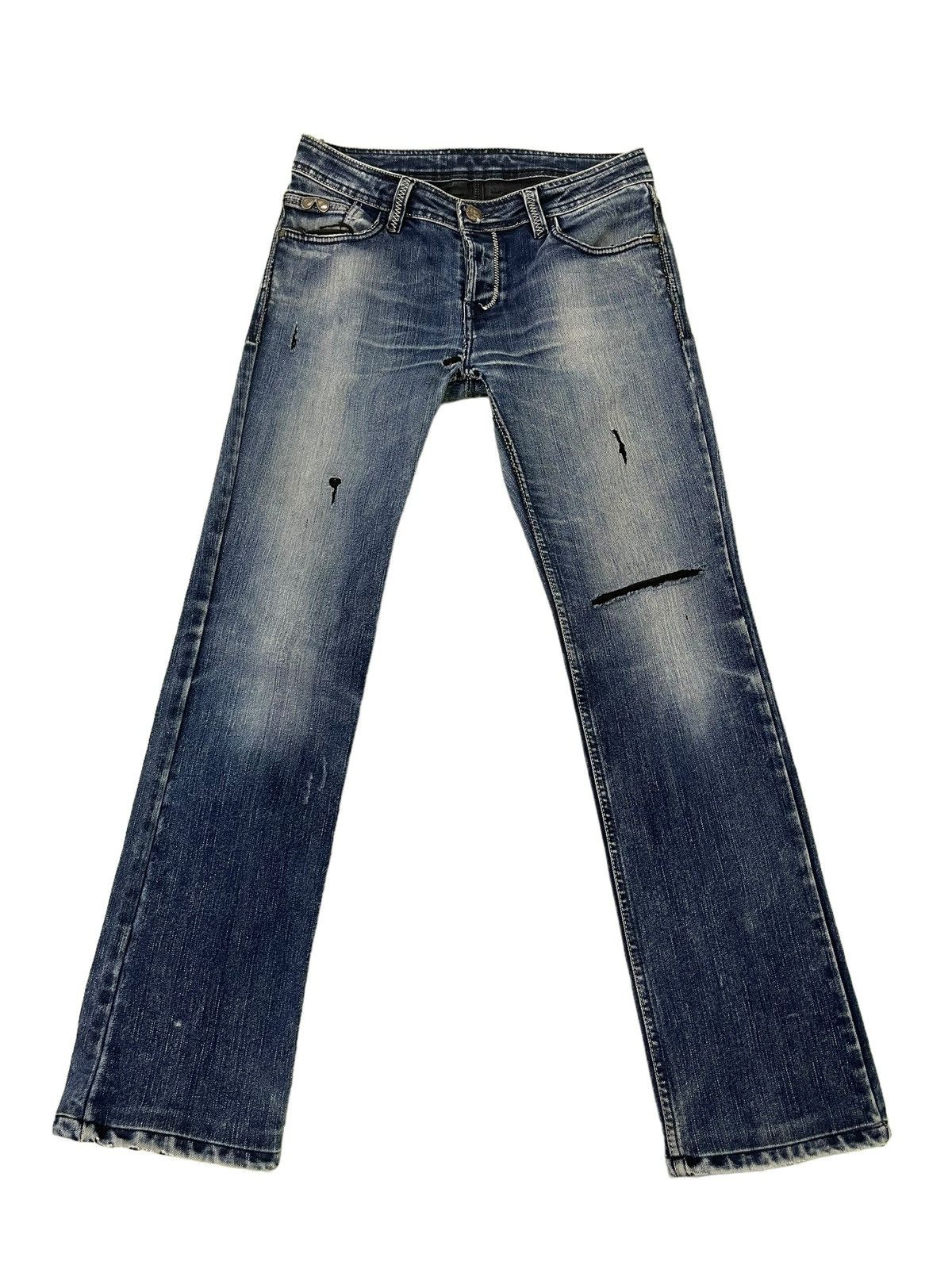 John Varvatos Slim Jeans John Varvatos Distress Denim 8🟦7 Size US 32 / EU 48 - 10 Thumbnail
