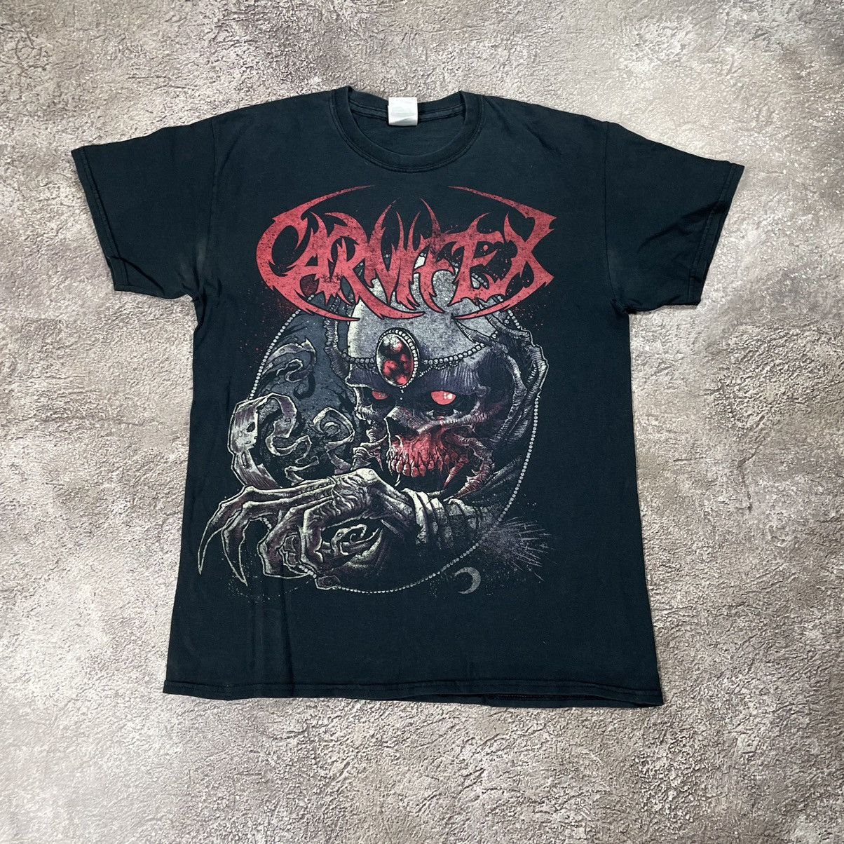Vintage Vintage Y2K Carnifex Graphic Tee Horror Punk Streetwear M Size US M / EU 48-50 / 2 - 1 Thumbnail