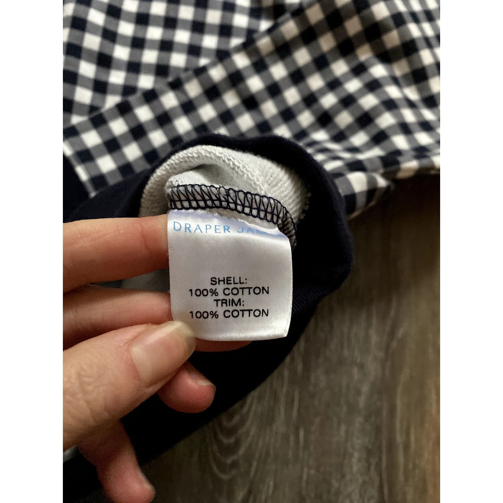 Other Draper James Natalie Gingham Cotton Crewneck Sweater Large Size L / US 10 / IT 46 - 7 Thumbnail
