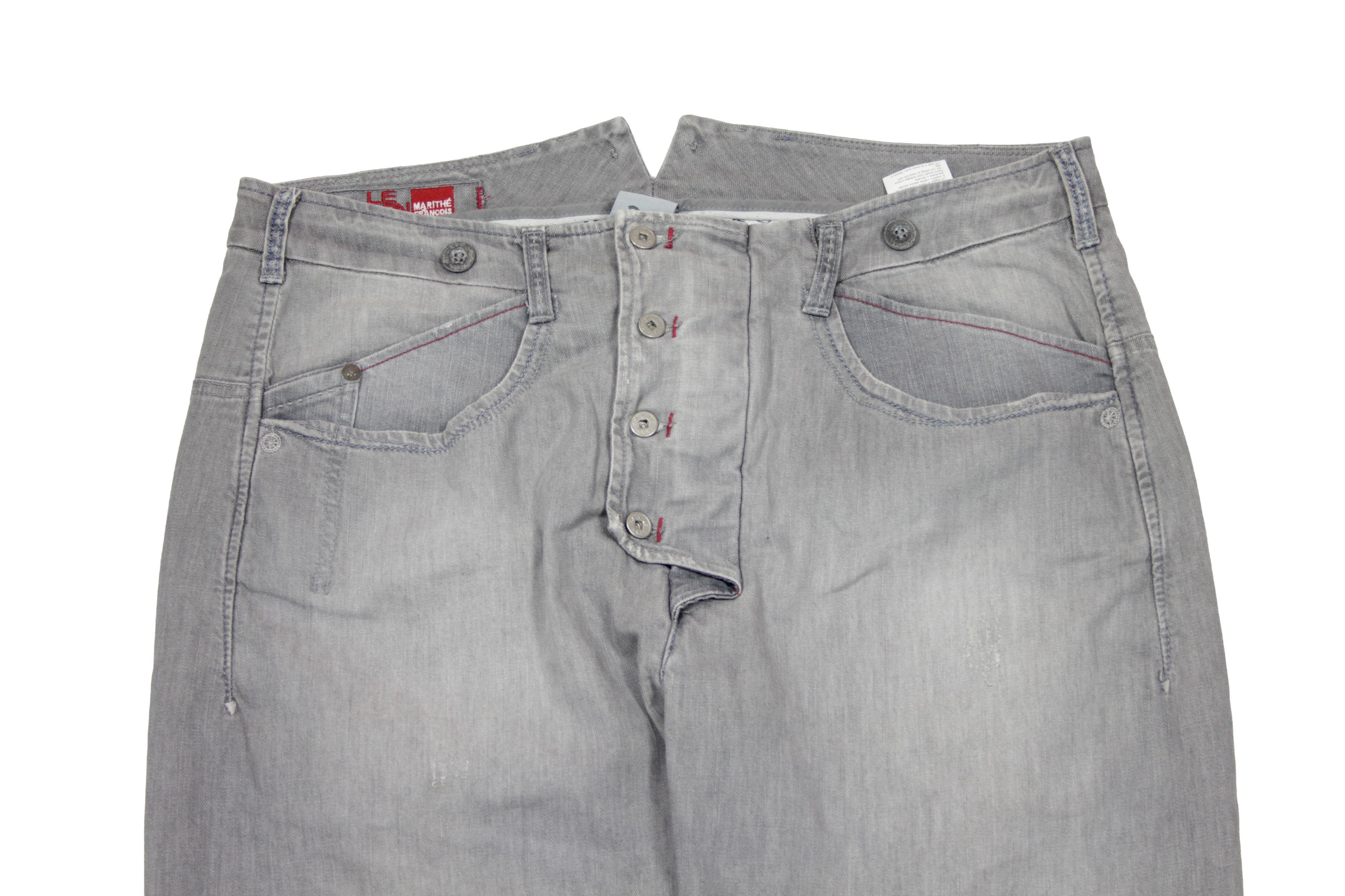 Marithe + Francois Girbaud 00S Y2K Magnetix Engineer Jeans Vintage Size US 34 / EU 50 - 4 Thumbnail