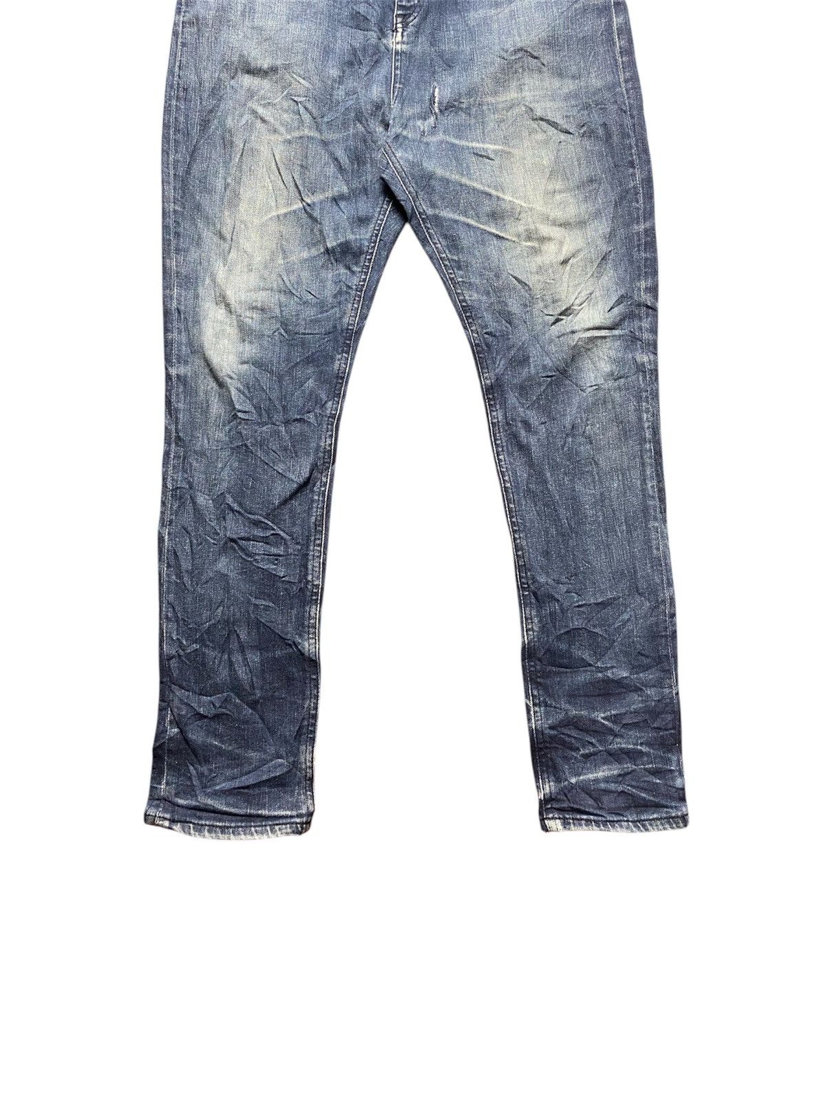 Beams Plus × Hysteric Glamour × Japanese Brand Vintage Beams Co Ltd Faded Distress Skinny Jeans Size US 32 / EU 48 - 4 Thumbnail