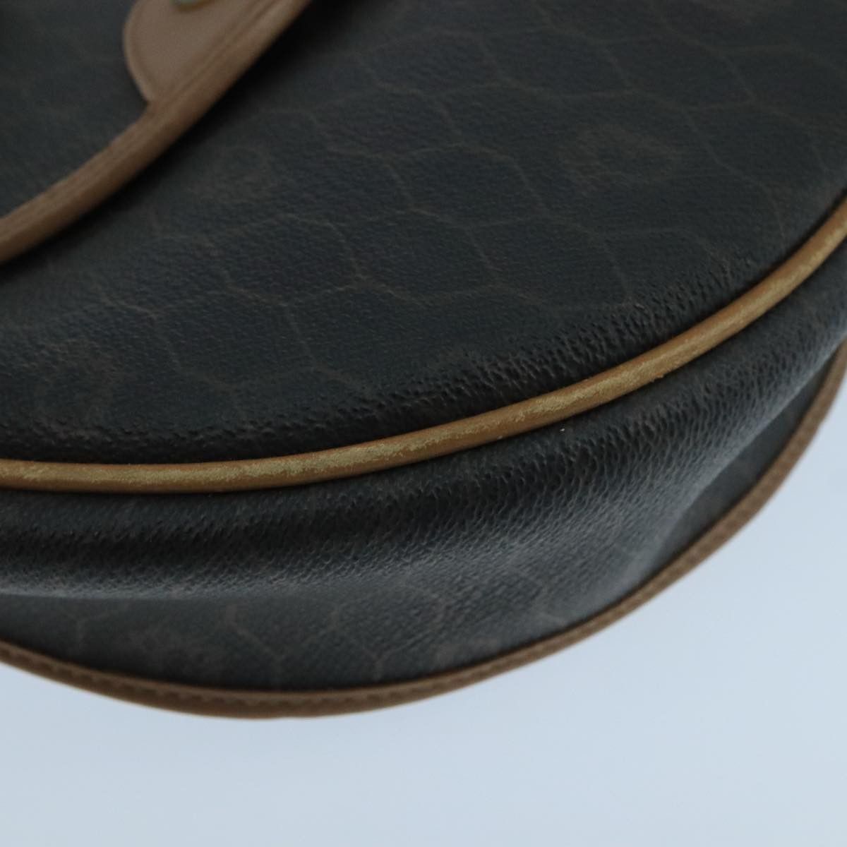 Dior DIOR Honeycomb Canvas Shoulder Bag Leather Black Size ONE SIZE - 14 Thumbnail