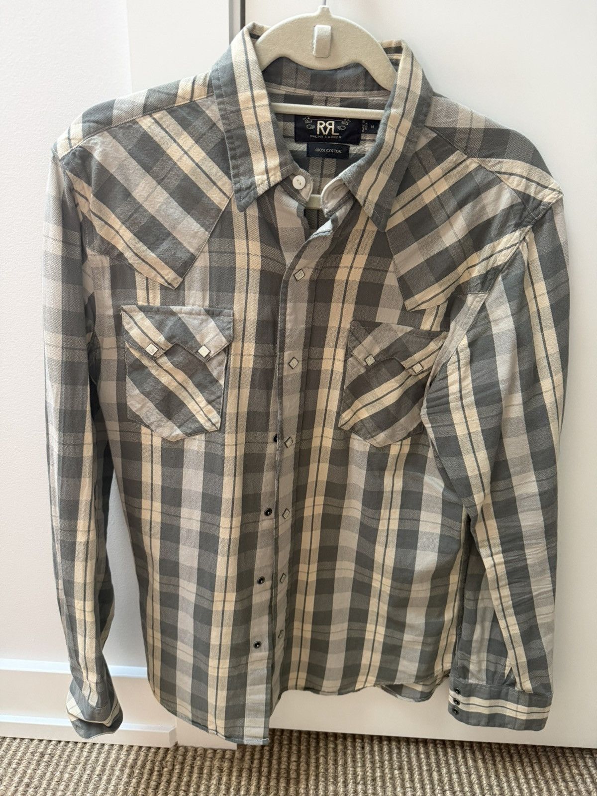 RRL Ralph Lauren RRL Checkered Button Down Shirt M Size US M / EU 48-50 / 2 - 1 Thumbnail