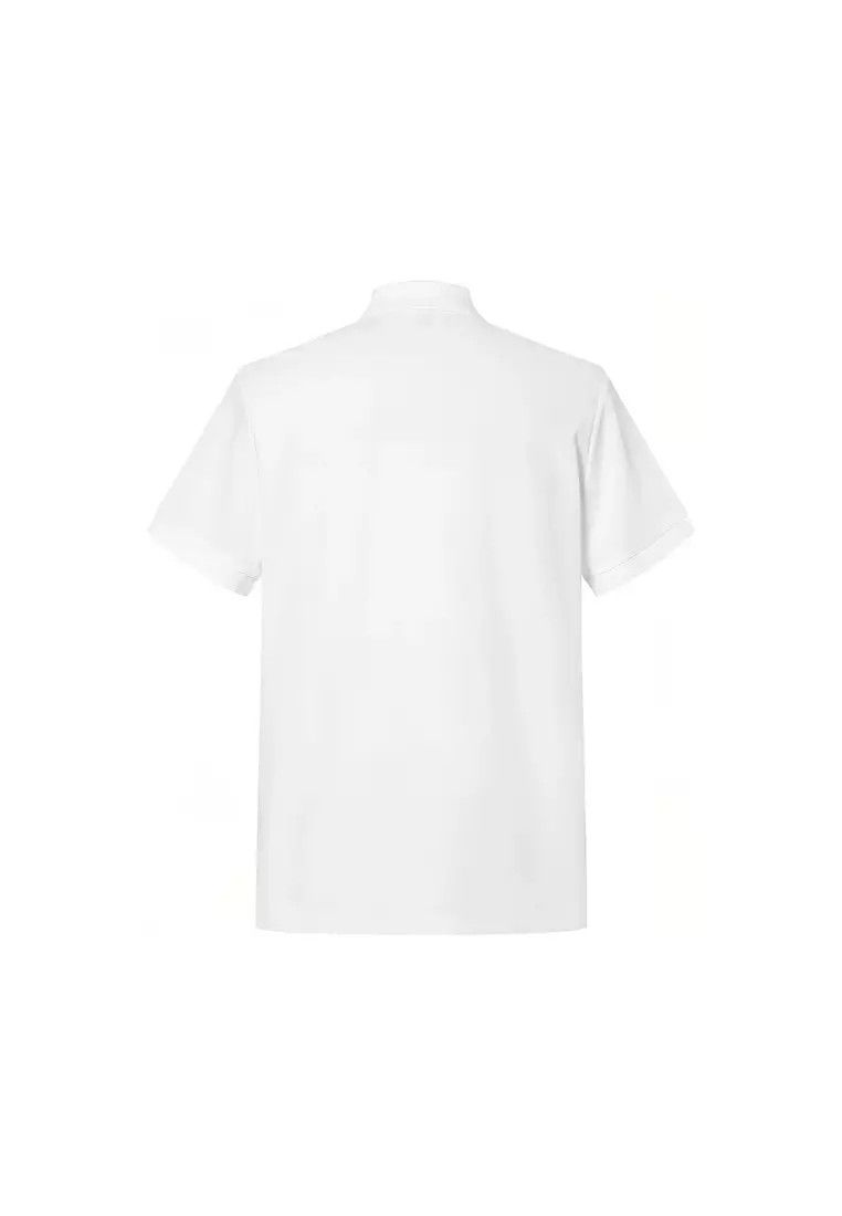 Burberry o1w1db10326 Hartford Polo Shirt in White Size US L / EU 52-54 / 3 - 2 Thumbnail