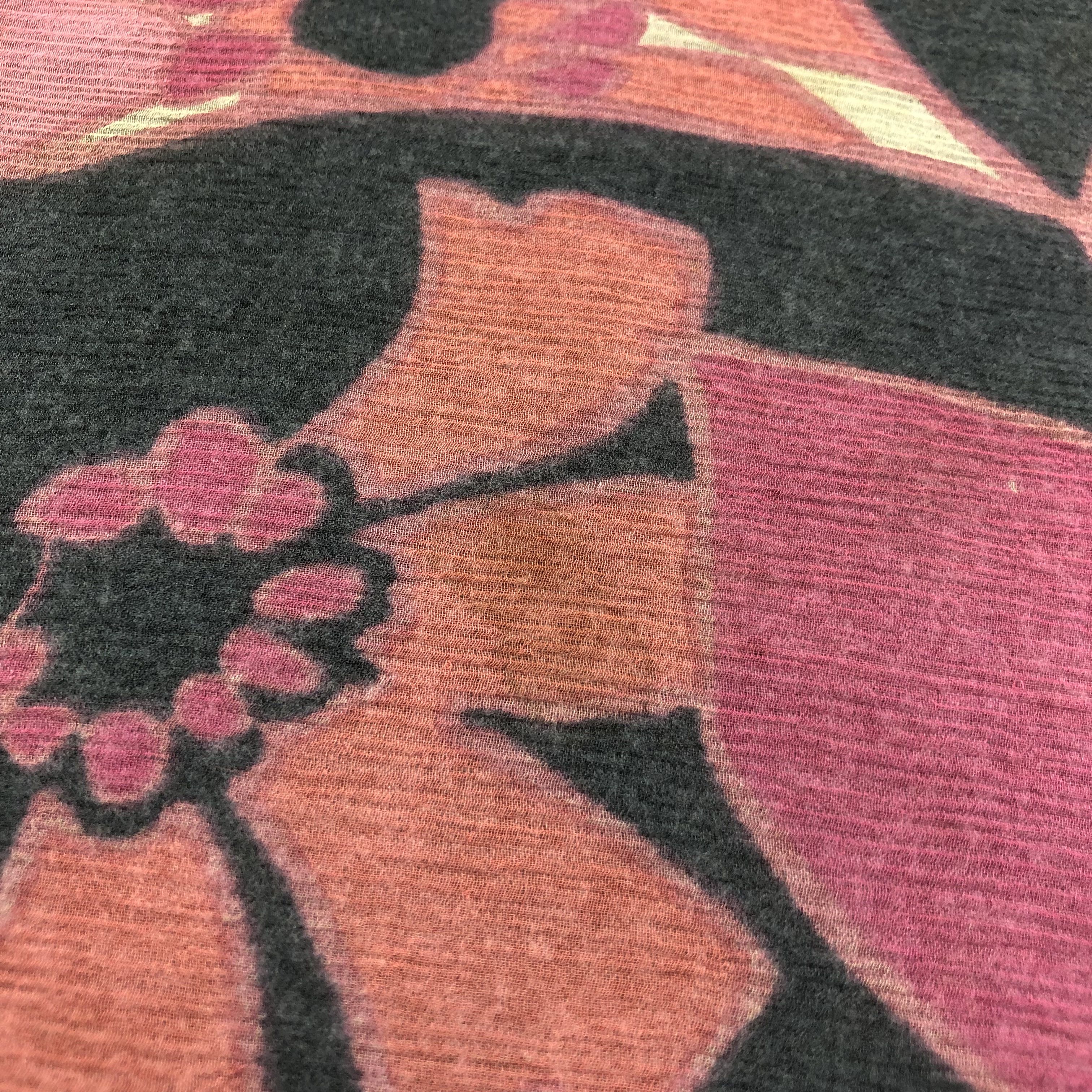 Pierre Cardin Vintage Pierre Cardin Floral Silk Scarf M818 Size ONE SIZE - 10 Thumbnail