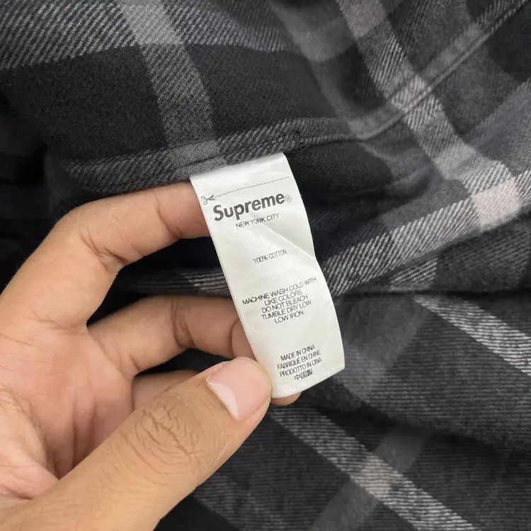 Supreme Supreme FW23 Plaid Flannel Size US S / EU 44-46 / 1 - 11 Thumbnail