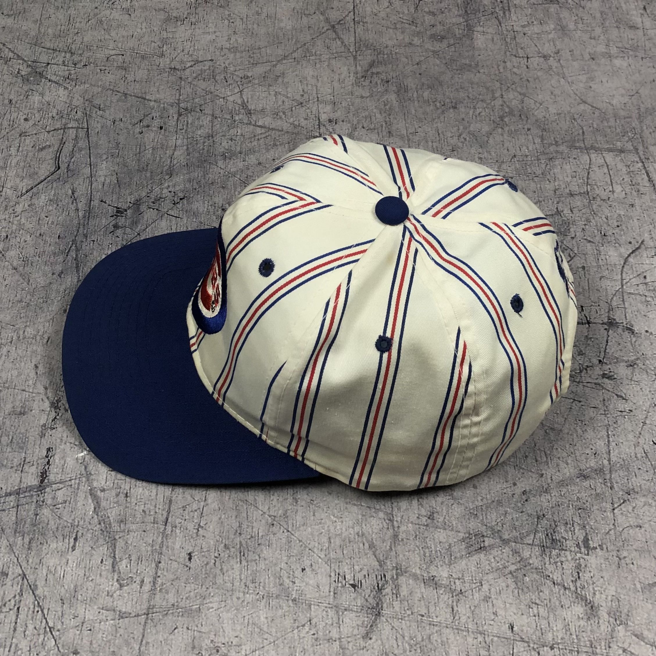 MLB Vintage 90s MLB Chicago Cubs Striped Cap Size ONE SIZE - 2 Thumbnail