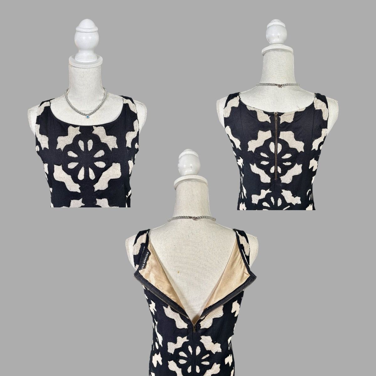 Other KAS New York Women’s Applique Design Sleeveless Dress sz S Size S / US 4 / IT 40 - 6 Thumbnail
