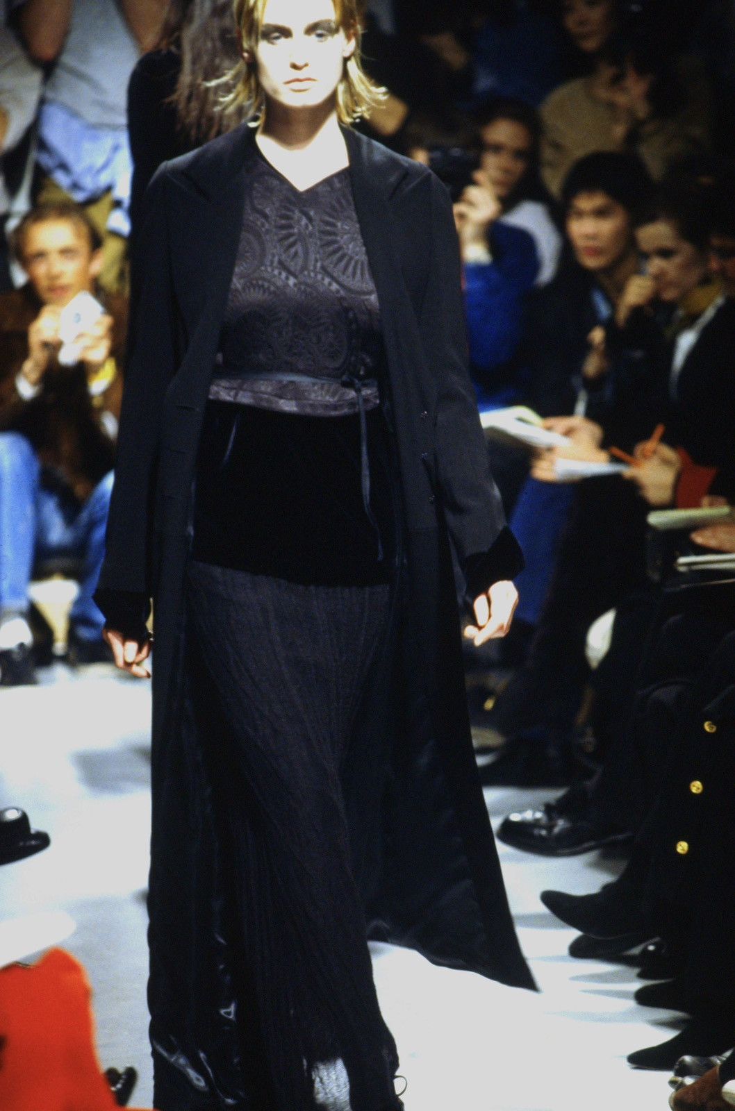 Ann Demeulemeester Ann Demeulemeester AW93 Floor Length Peak Lapel Coat Size XS / US 0-2 / IT 36-38 - 14 Thumbnail