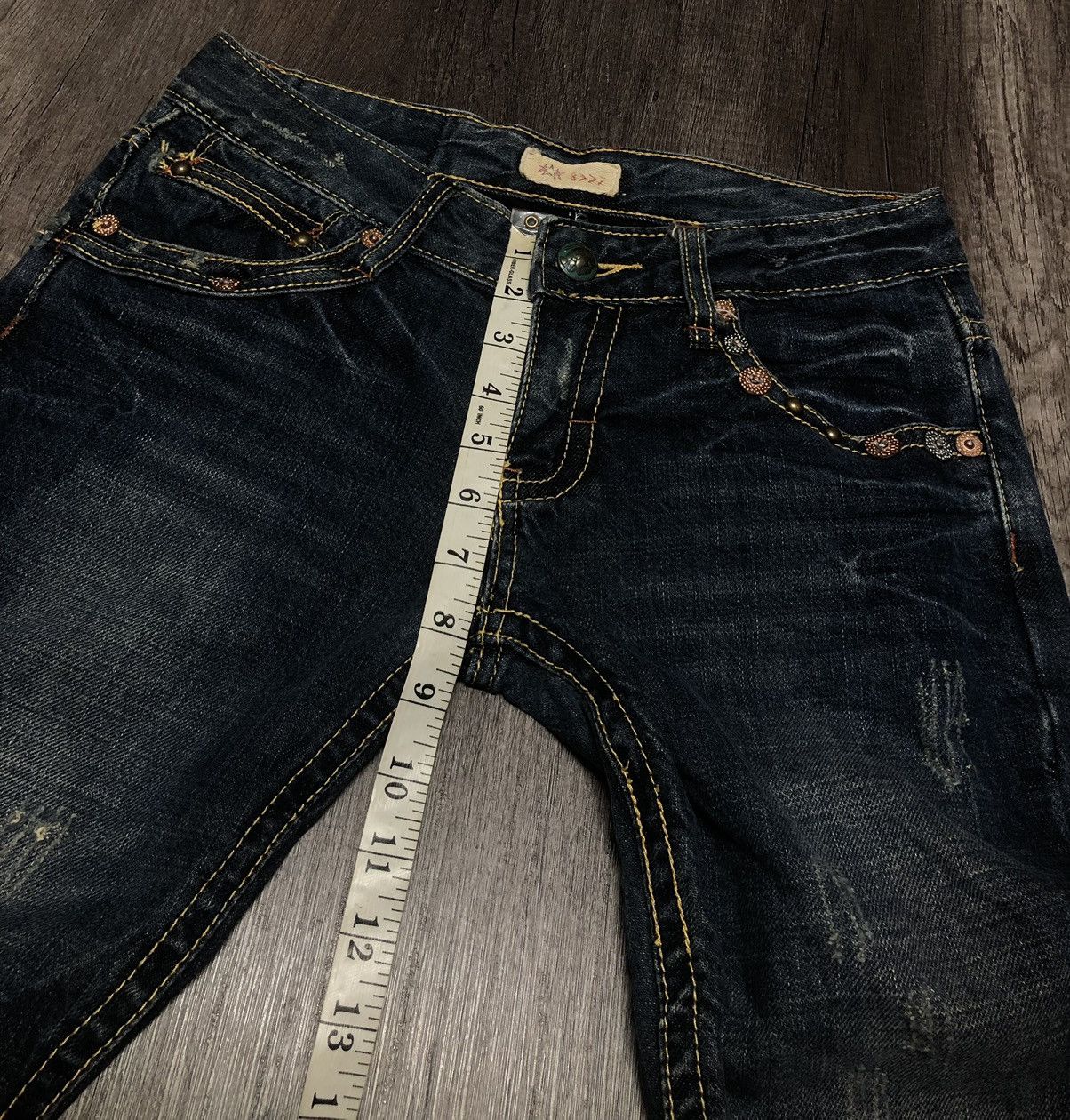 Japanese Brand × REEF Vintage Reef Flare Distressed Jeans (unisex) Size 29" - 22 Thumbnail