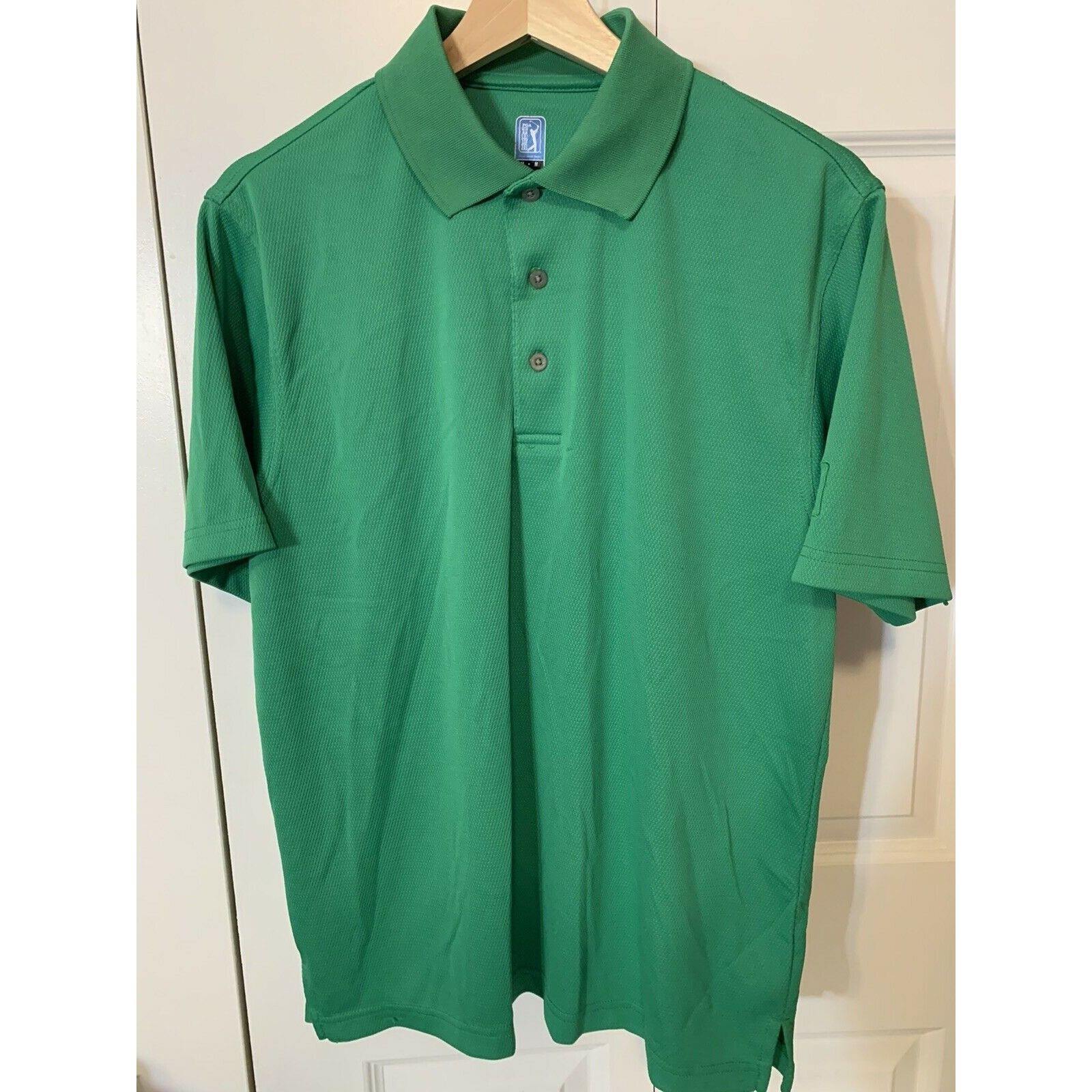 PGA Tour PGA Tour Mens Sz M Golf Polo Shirt Green Short Sleeve Size US M / EU 48-50 / 2 - 2 Thumbnail