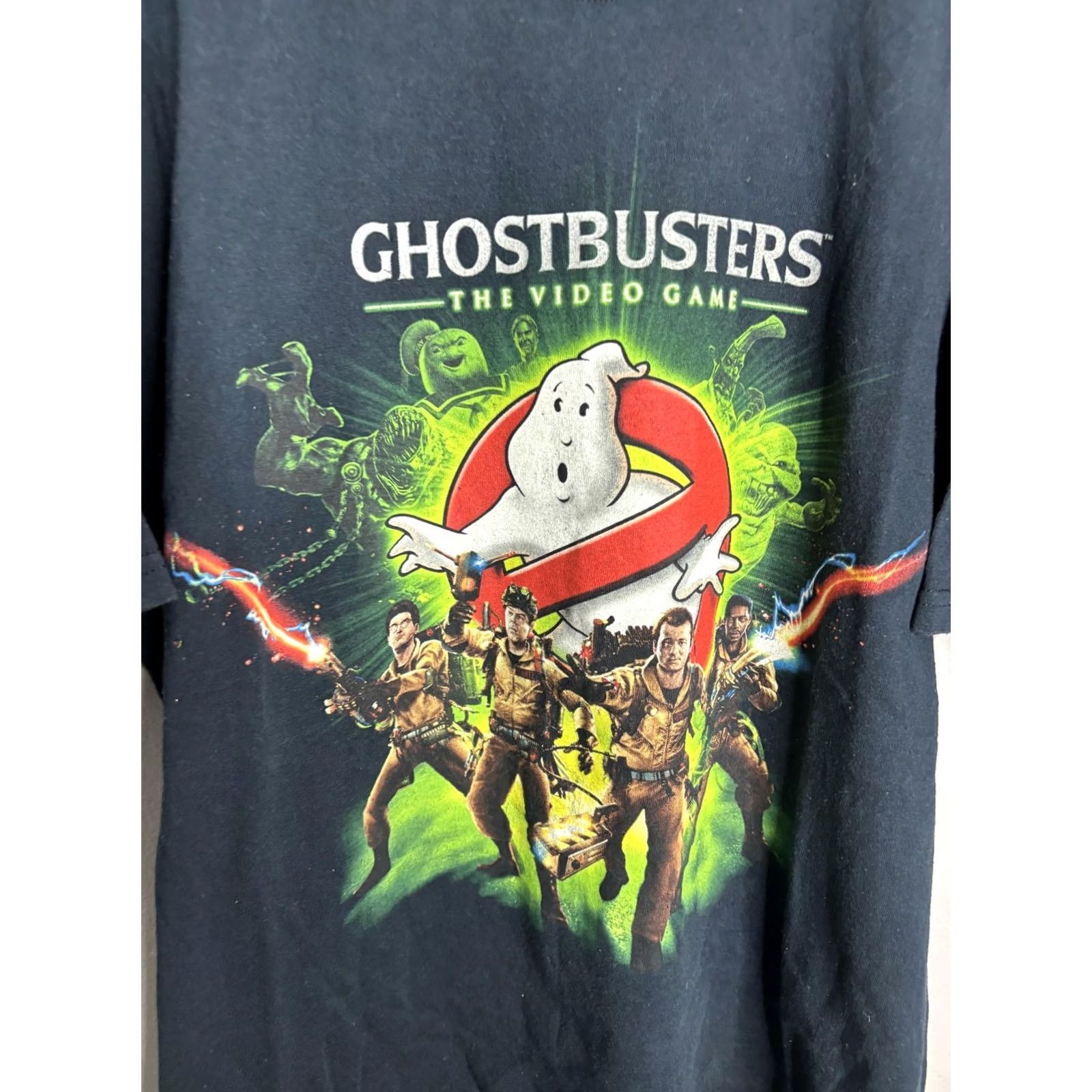 Gildan Ghostbusters Shirt Mens XL Black Video Game Movie Graphic Tee 2000s Retro 6523 Size US XL / EU 56 / 4 - 2 Thumbnail