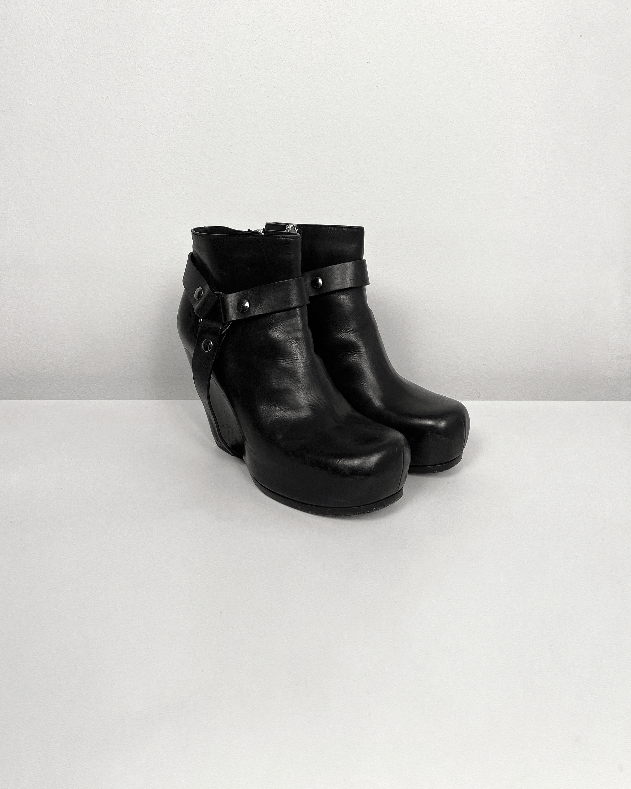 Rick Owens Rick Owens Harness Wedge Platform Boots Size US 5 / EU 37 - 1 Thumbnail