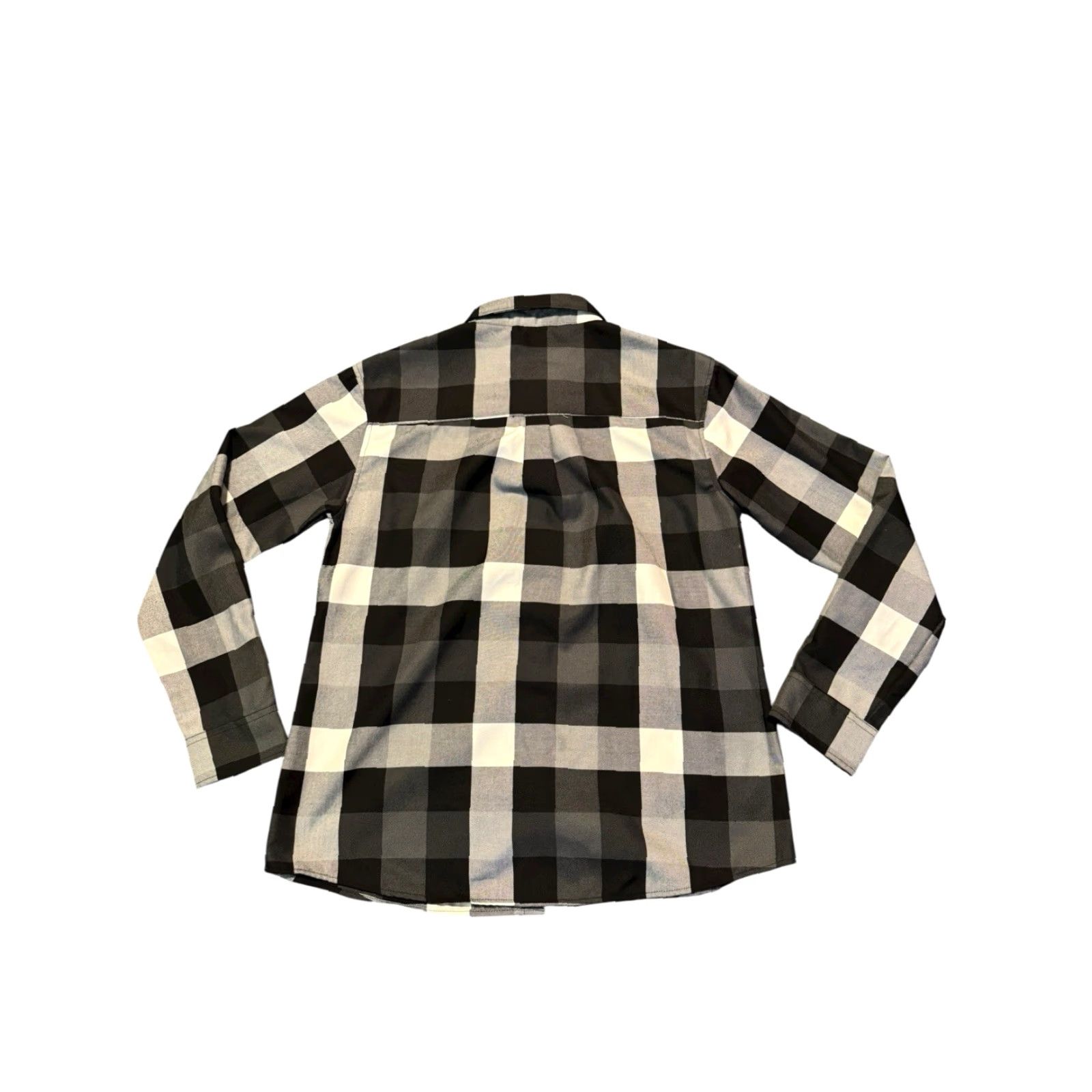 Vintage Dixxon Flannel Co The Finish Line Mens XL Button-Up Shirt Black White Gray Plaid Long Sleeve Collared Casual Workwear All Seasons Size US XL / EU 56 / 4 - 6 Thumbnail