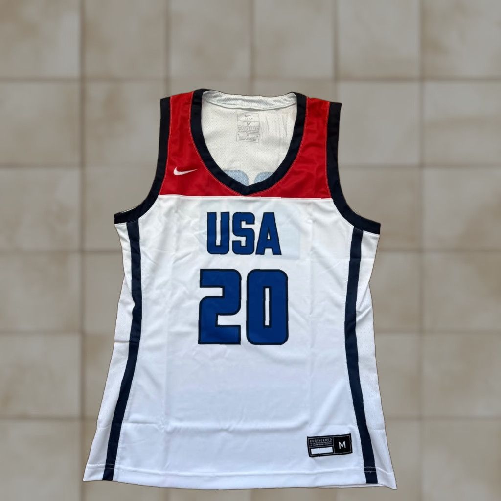 Nike Nike Dri-FIT Jersey Basketball Tank Women's sz M White DC2329 Size M / US 6-8 / IT 42-44 - 1 Thumbnail