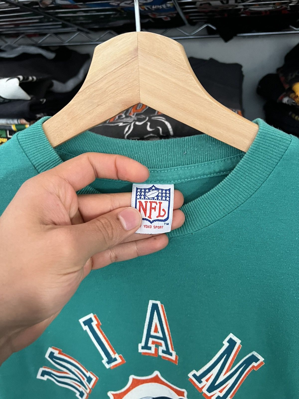 NFL 1997 Team NFL Miami Dolphins Super Bowl Logo Tee Size US L / EU 52-54 / 3 - 4 Thumbnail