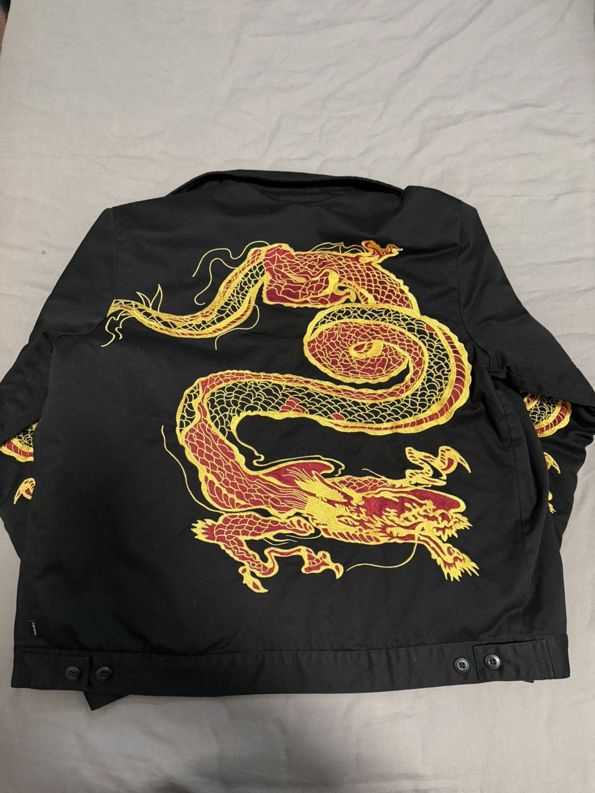 Supreme Supreme dragon work jacket black Size US M / EU 48-50 / 2 - 2 Thumbnail