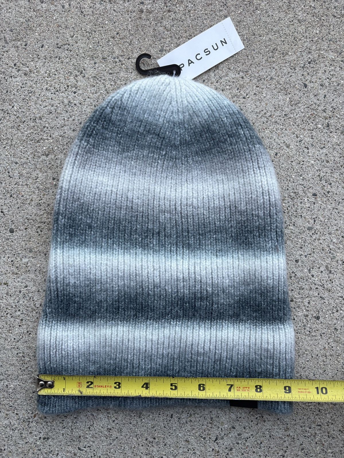 Pacsun Brand New Pacsun Blue & Light Grey Snow/Ski Knitted Beanie Size ONE SIZE - 7 Thumbnail