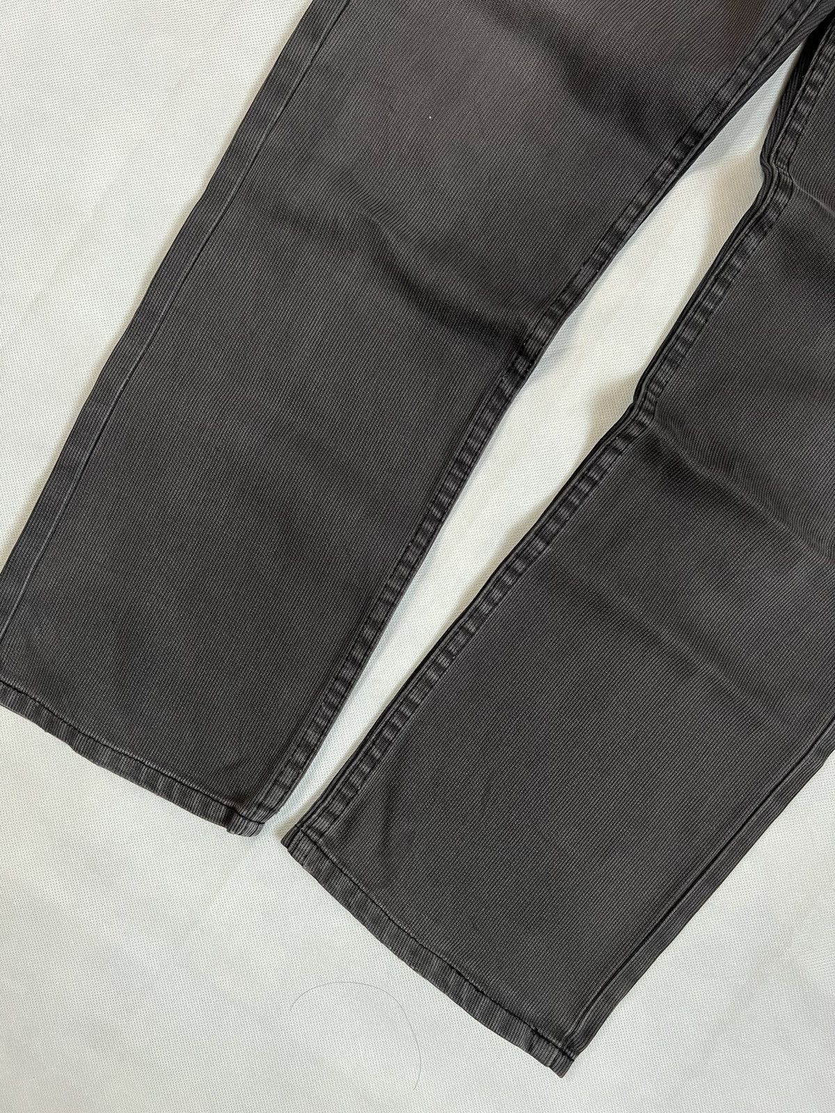 Levi's Vintage Clothing Vintage 90's Levis Ash Grey Hickory Stripe Denim Size US 32 / EU 48 - 3 Thumbnail