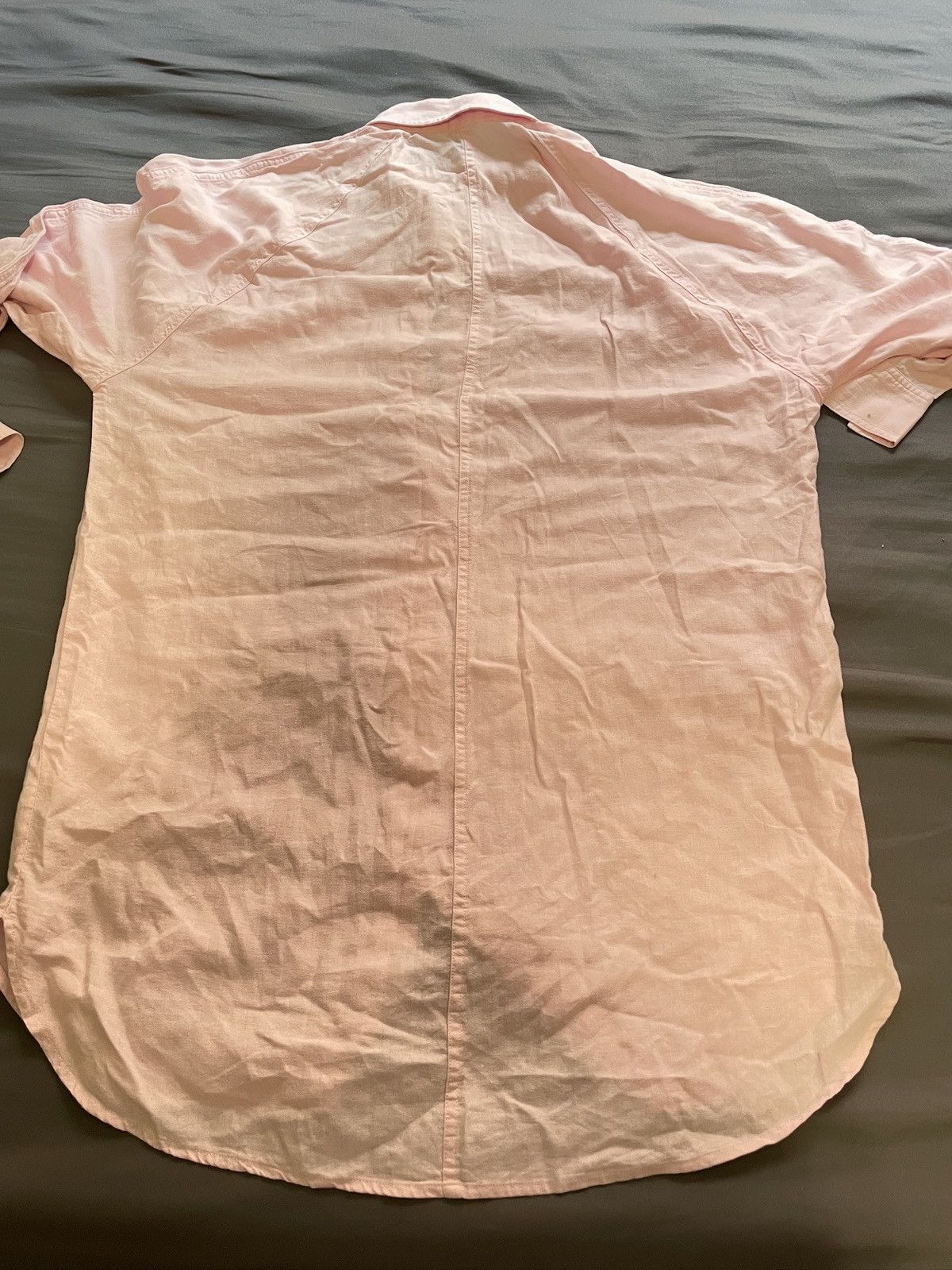 Aritzia 🌸 Wilfred Free Linen Blend Shirt Dress – Pink, Fits Small, Size S / US 4 / IT 40 - 3 Thumbnail