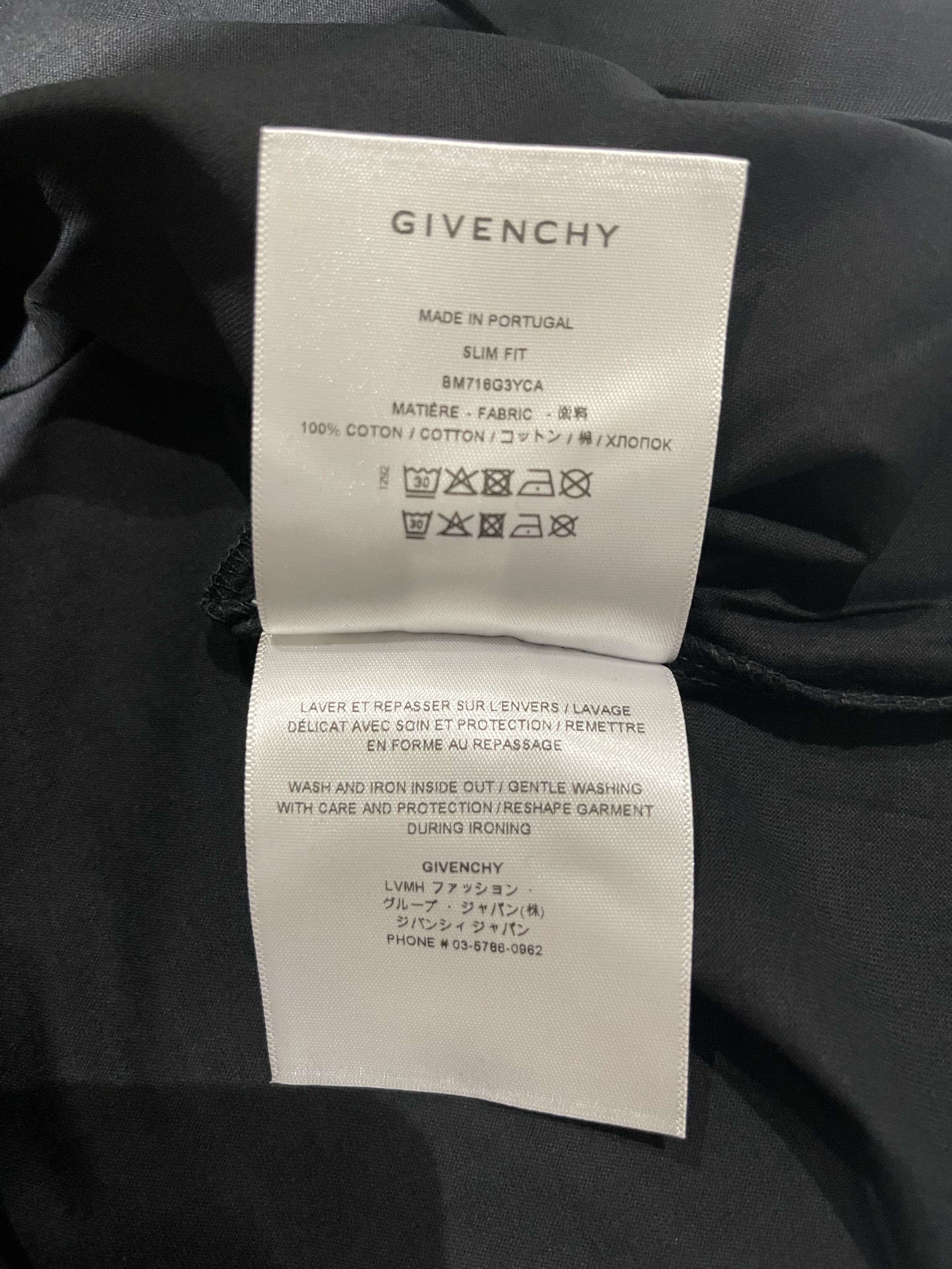 Givenchy Givenchy Reflective Logo Printed T Shirt Size US M / EU 48-50 / 2 - 7 Thumbnail