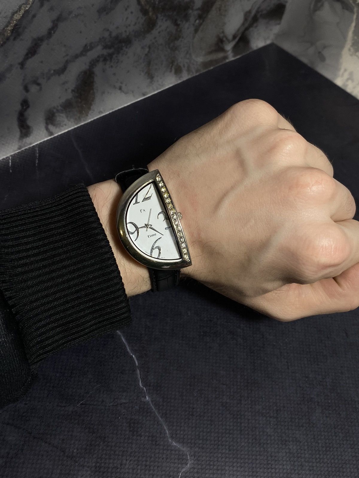 Japanese Brand Asymmetrical watches with crystals, Japanese brand Size ONE SIZE - 1 Thumbnail