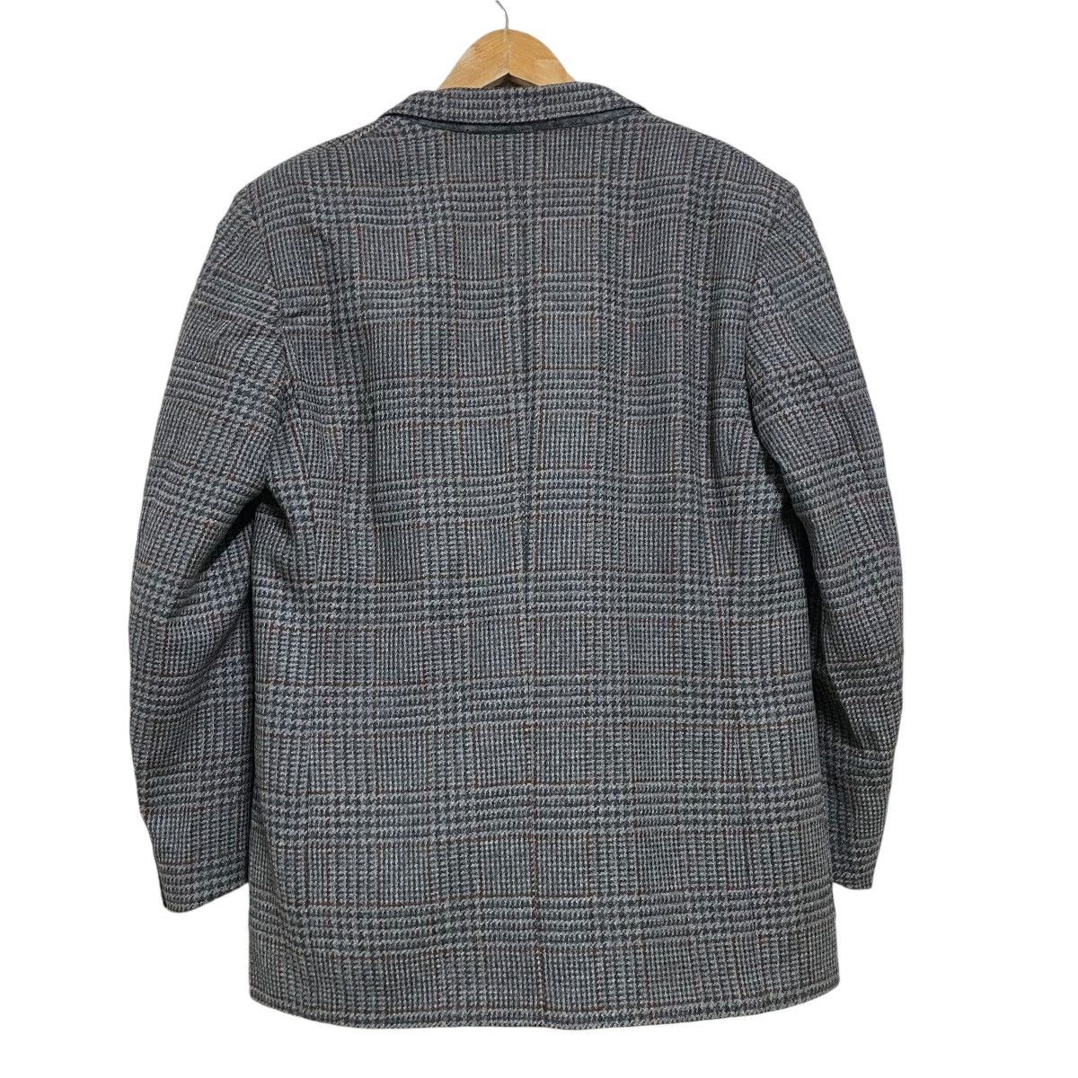 Celine Vintage Celine Houndstooth Checked Wool Blazer Jacket Size US L / EU 52-54 / 3 - 2 Thumbnail