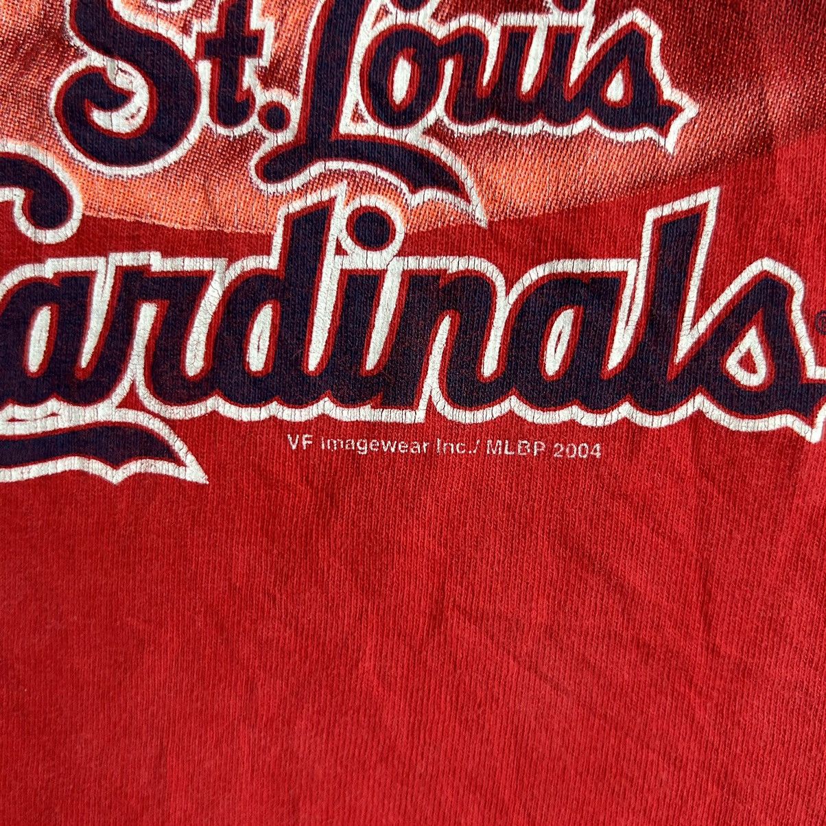 MLB × Vintage Vintage Faded St Louis Cardinals MLB Lee Sport T Shirt Size US L / EU 52-54 / 3 - 4 Thumbnail