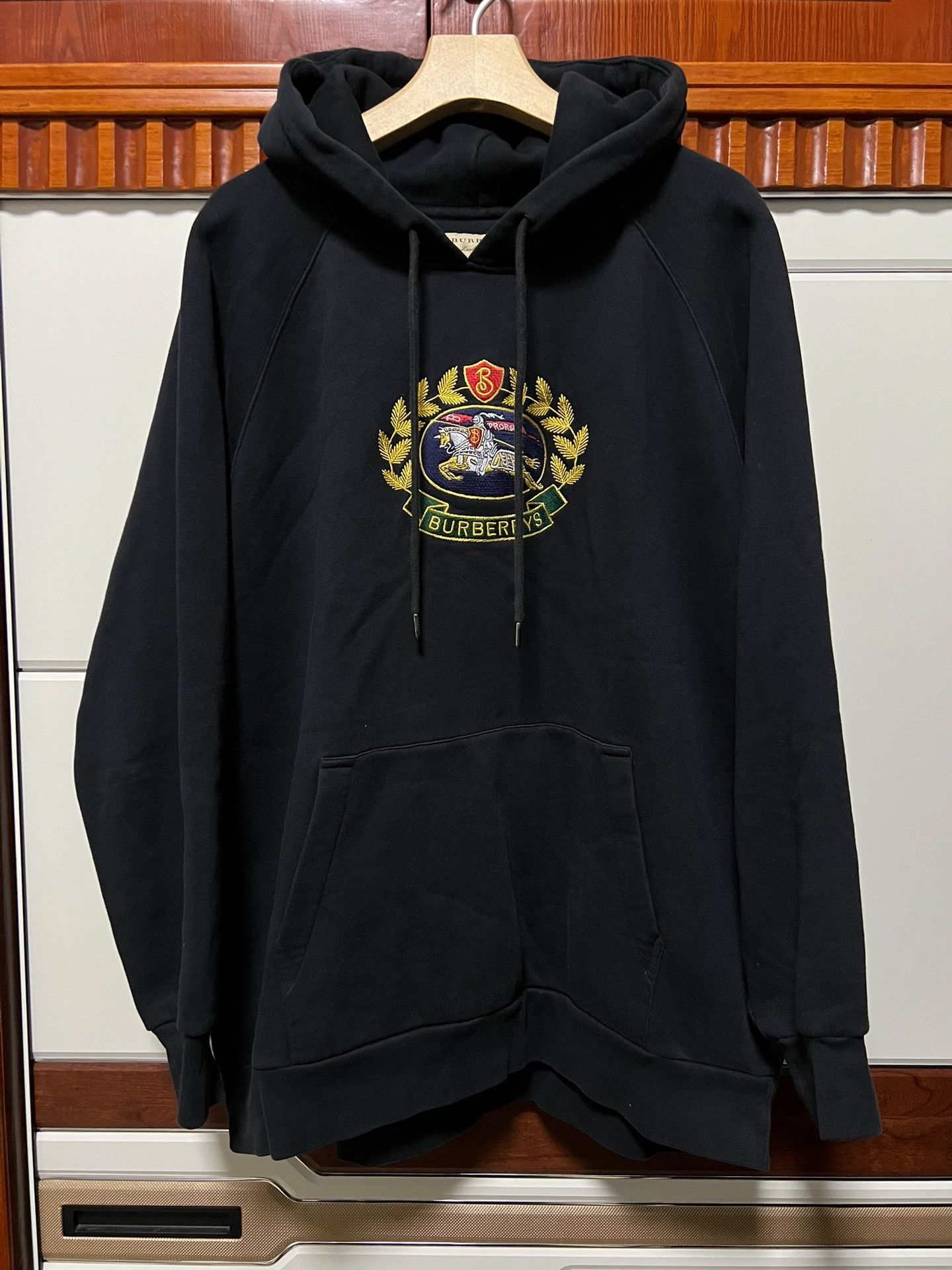 Burberry Burberry War Horse Embroidered Hoodie Size US L / EU 52-54 / 3 - 1 Thumbnail