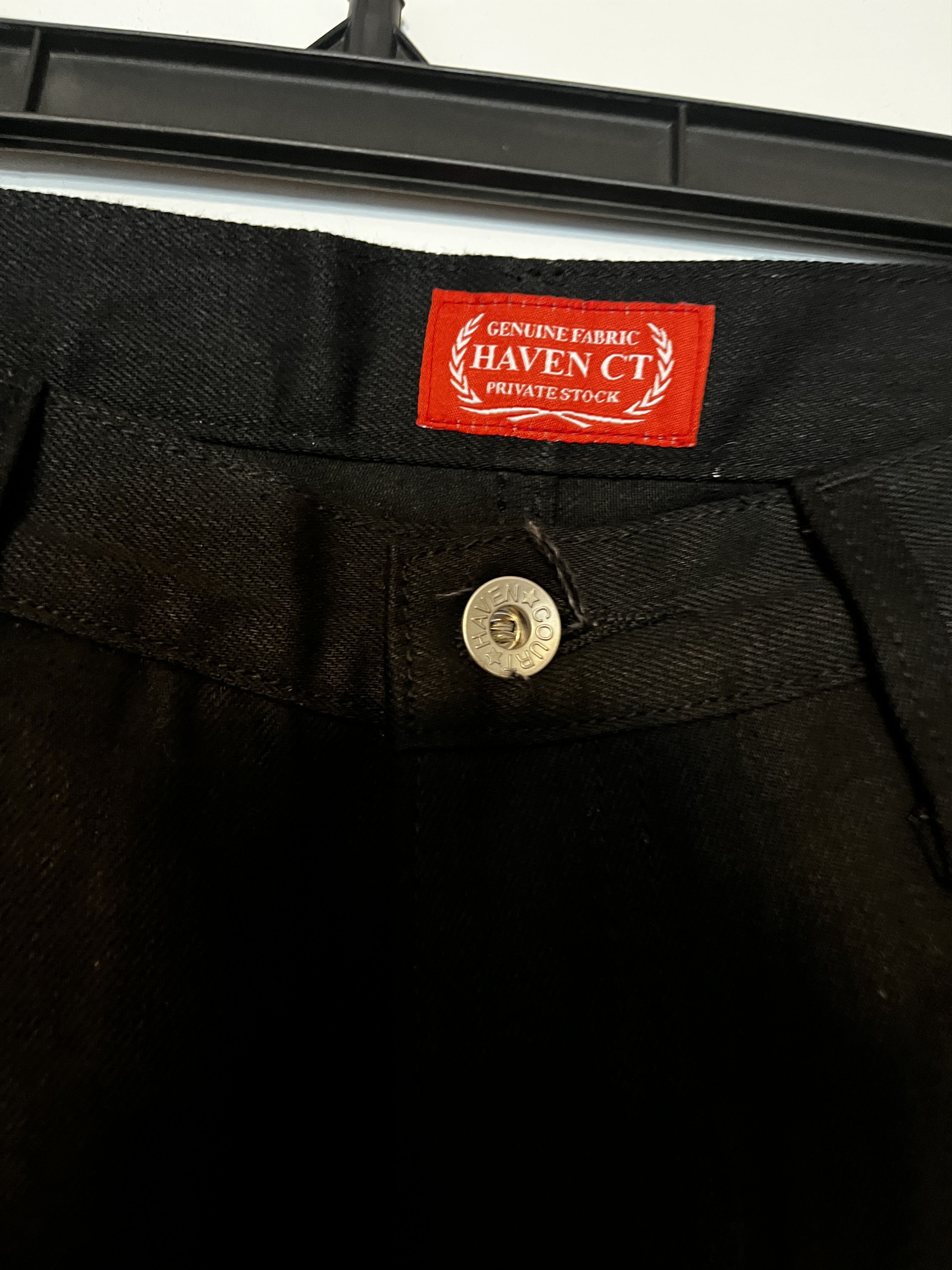 Haven Court Quad Cargo Denim V2 (caliber) (Black raw selvedge denim) Size US 35 - 8 Thumbnail